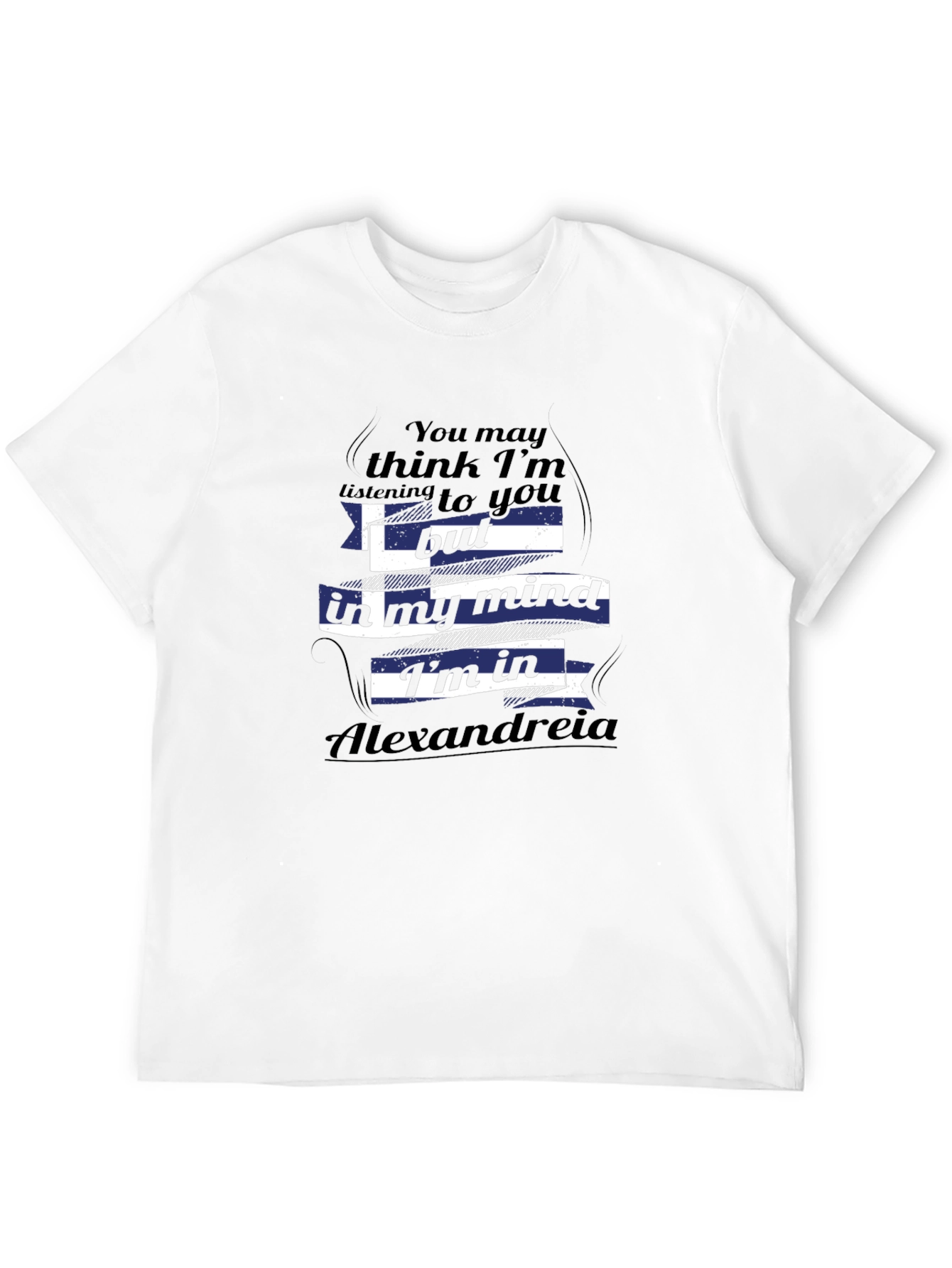 Alexandreia Mind T-Shirt - Black Cotton Tee