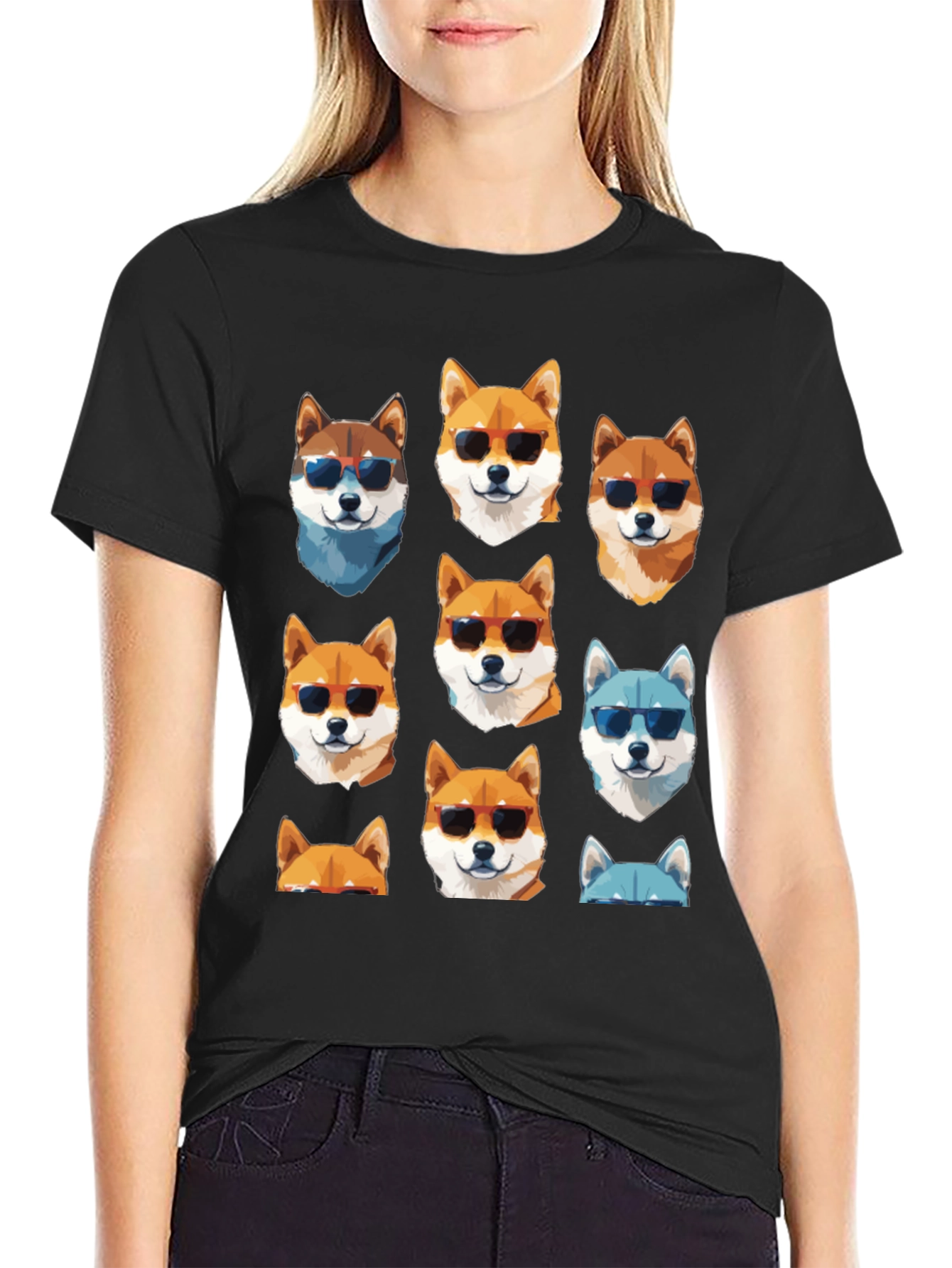 Cool Doge T-Shirt - Shiba Inu Sunglasses