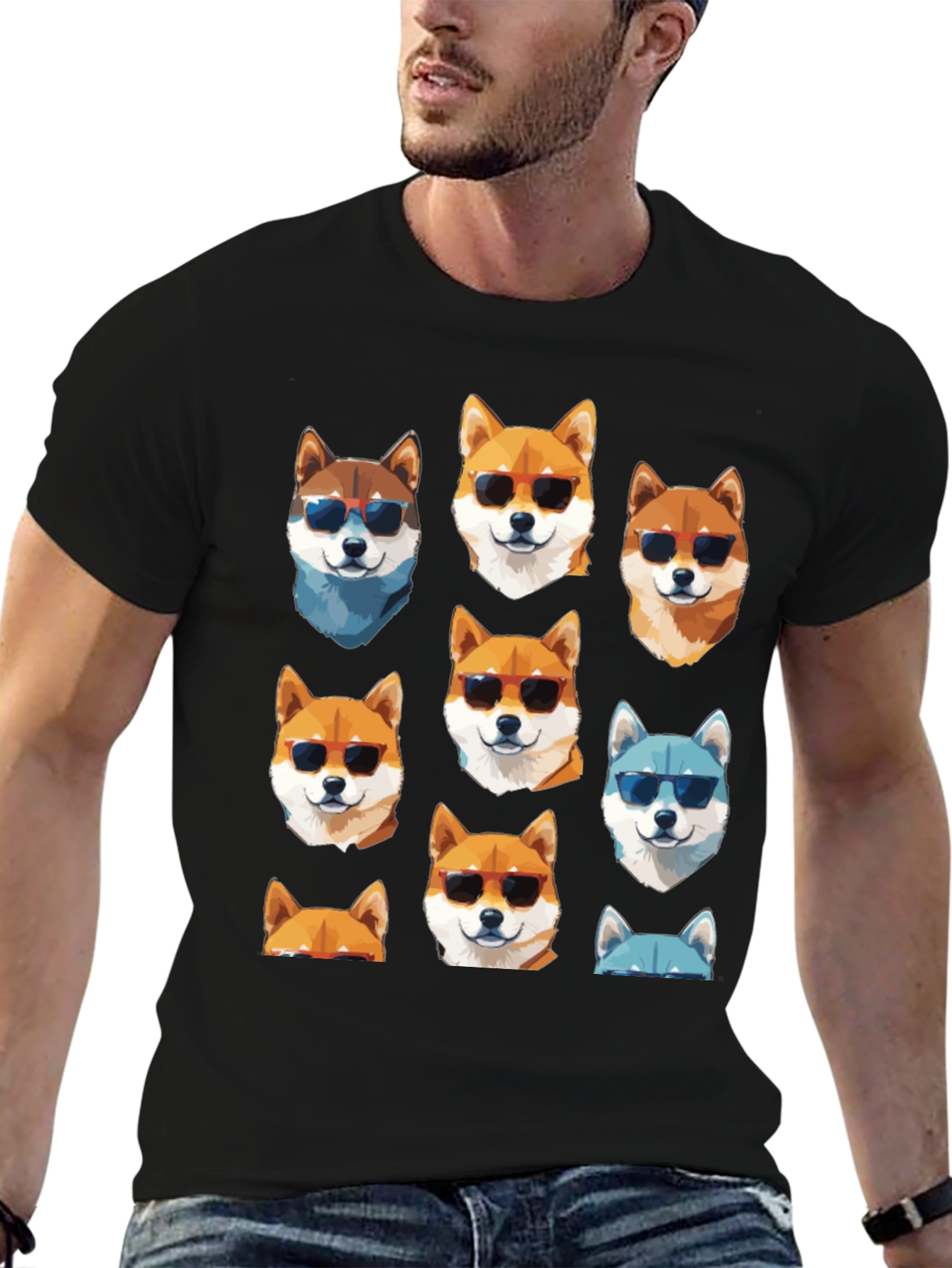 Cool Doge T-Shirt - Shiba Inu Sunglasses