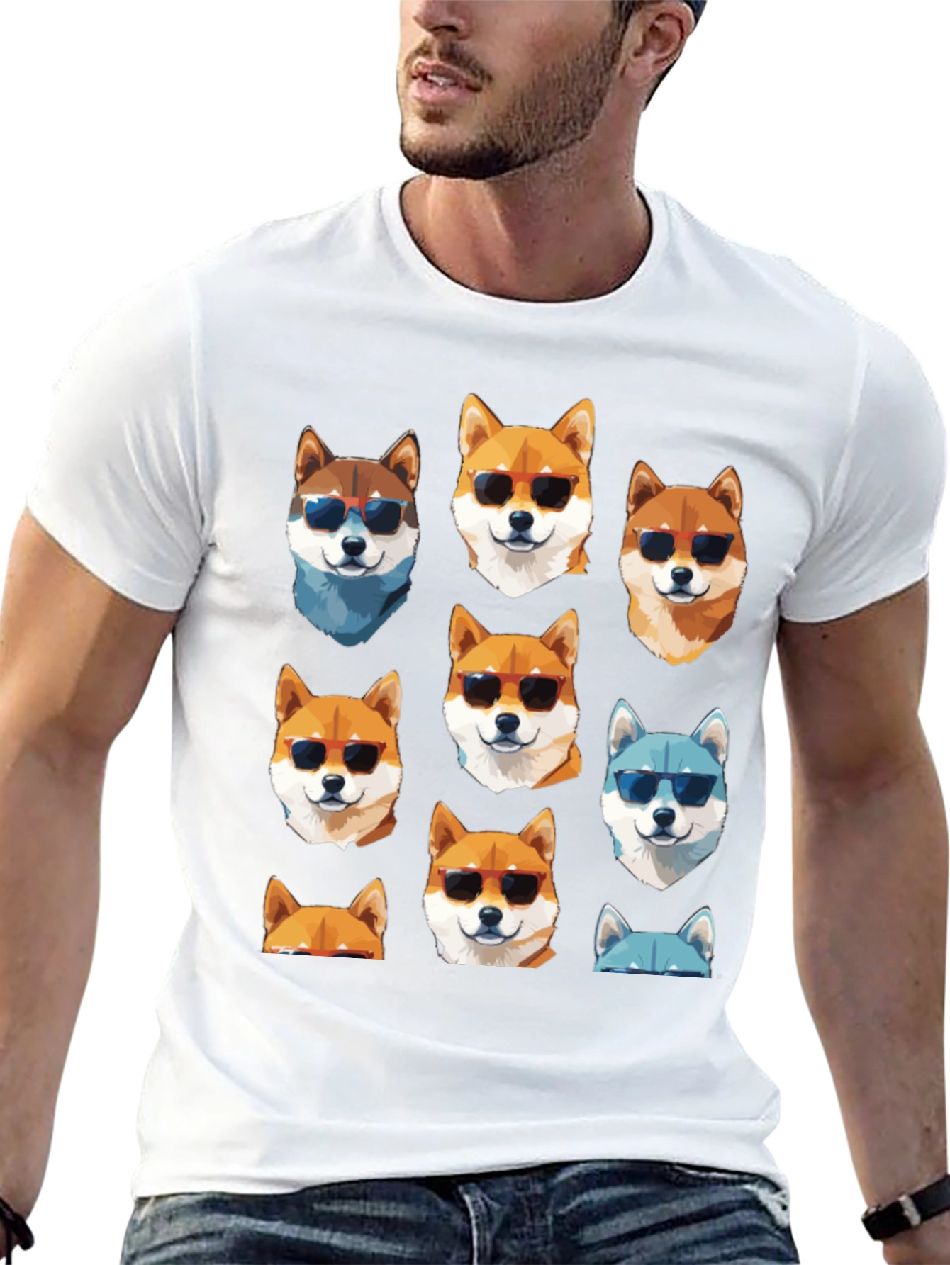 Cool Doge T-Shirt - Shiba Inu Sunglasses