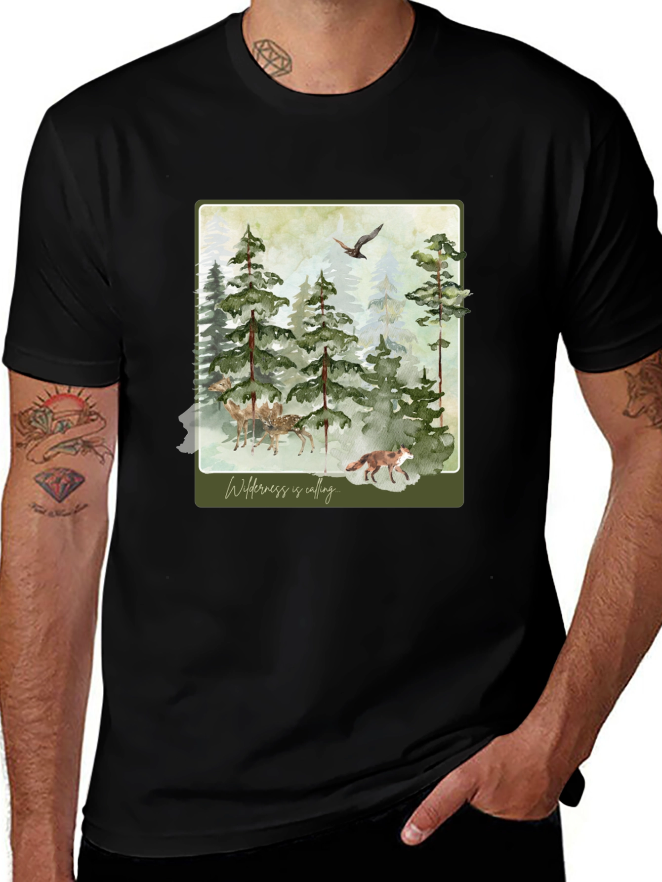 Wilderness Calling Graphic T-Shirt