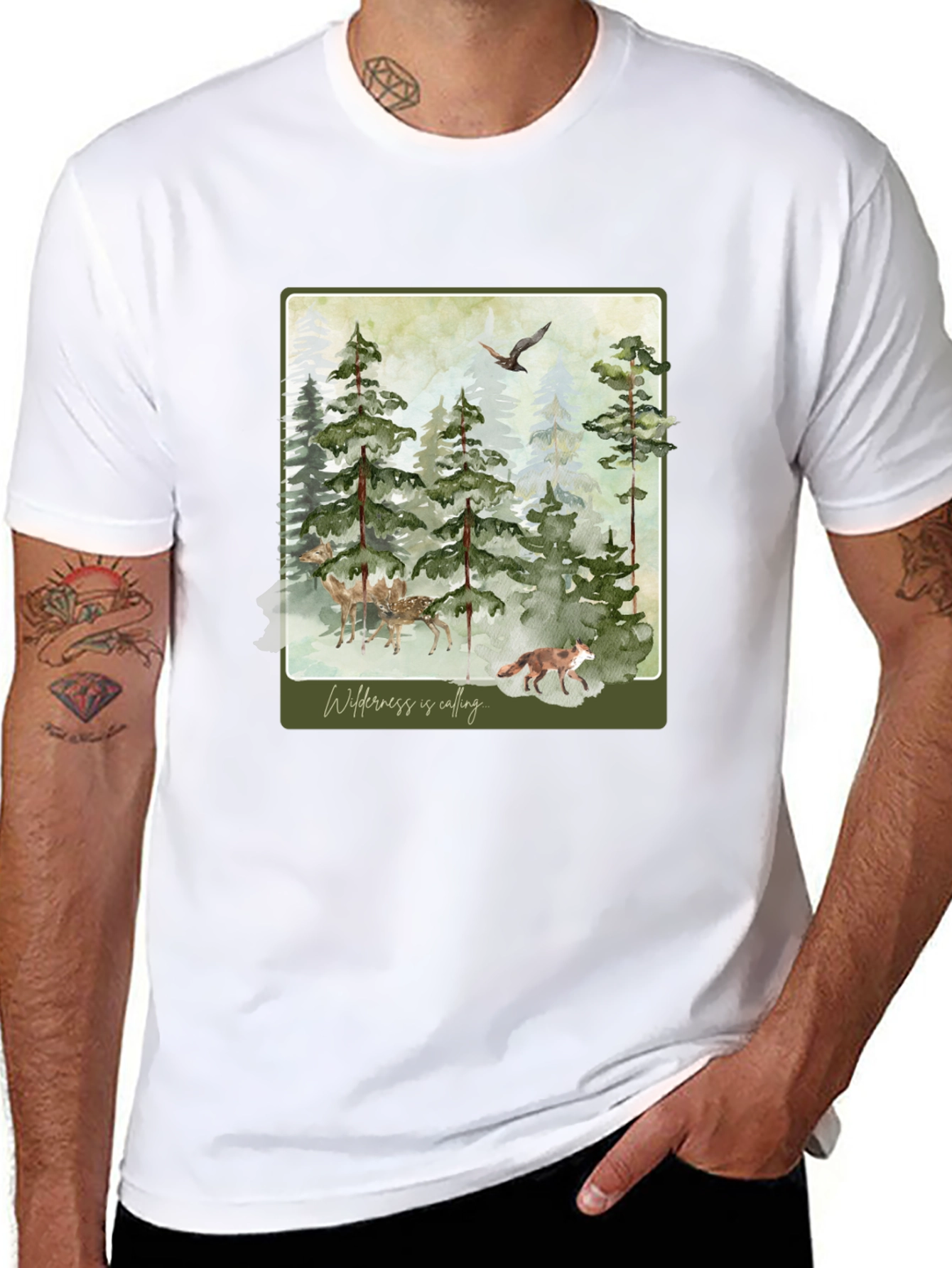 Wilderness Calling Graphic T-Shirt