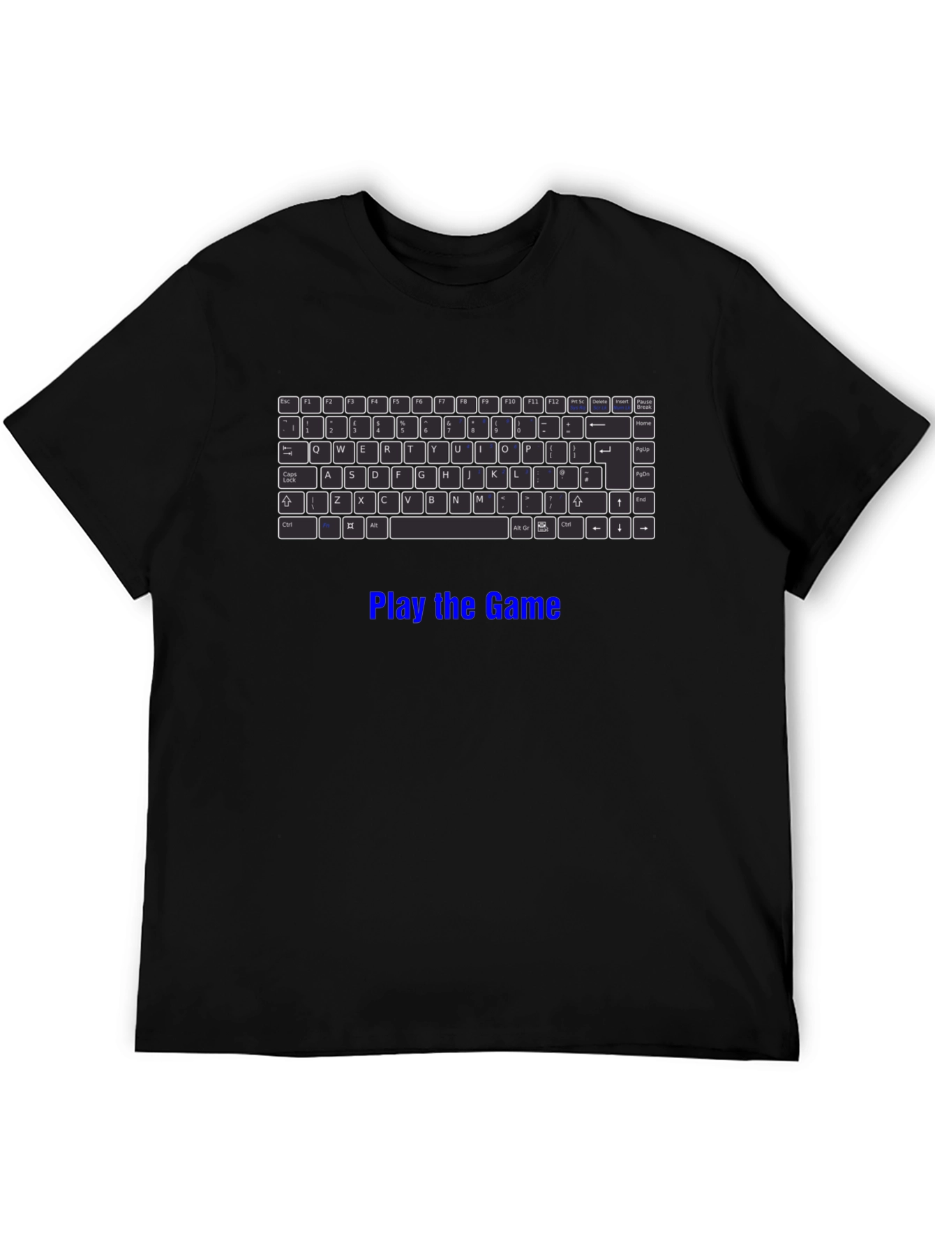 Gaming Keyboard T-Shirt - Play the Game!