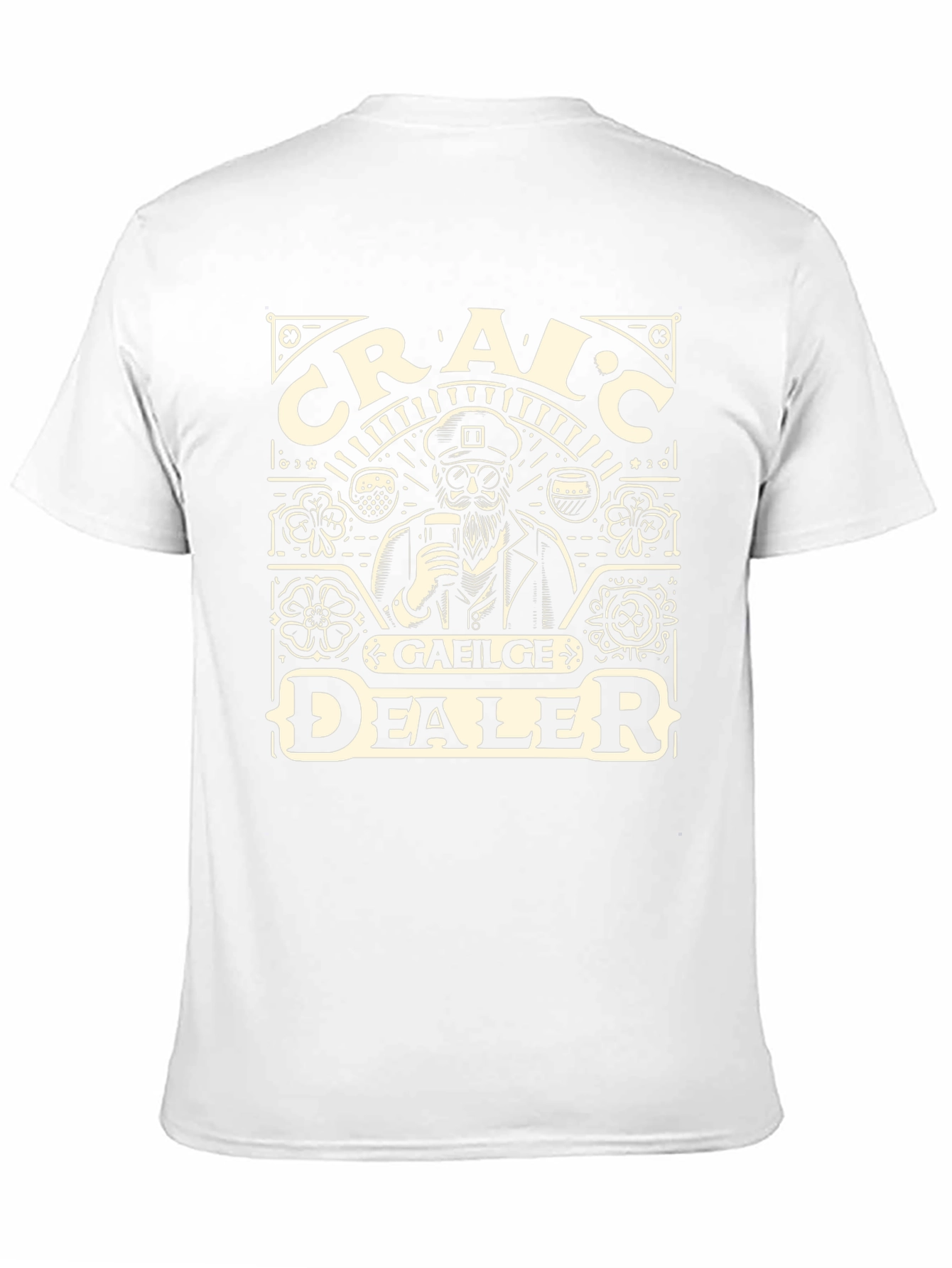 Craic Gaeilge Dealer Graphic T-Shirt