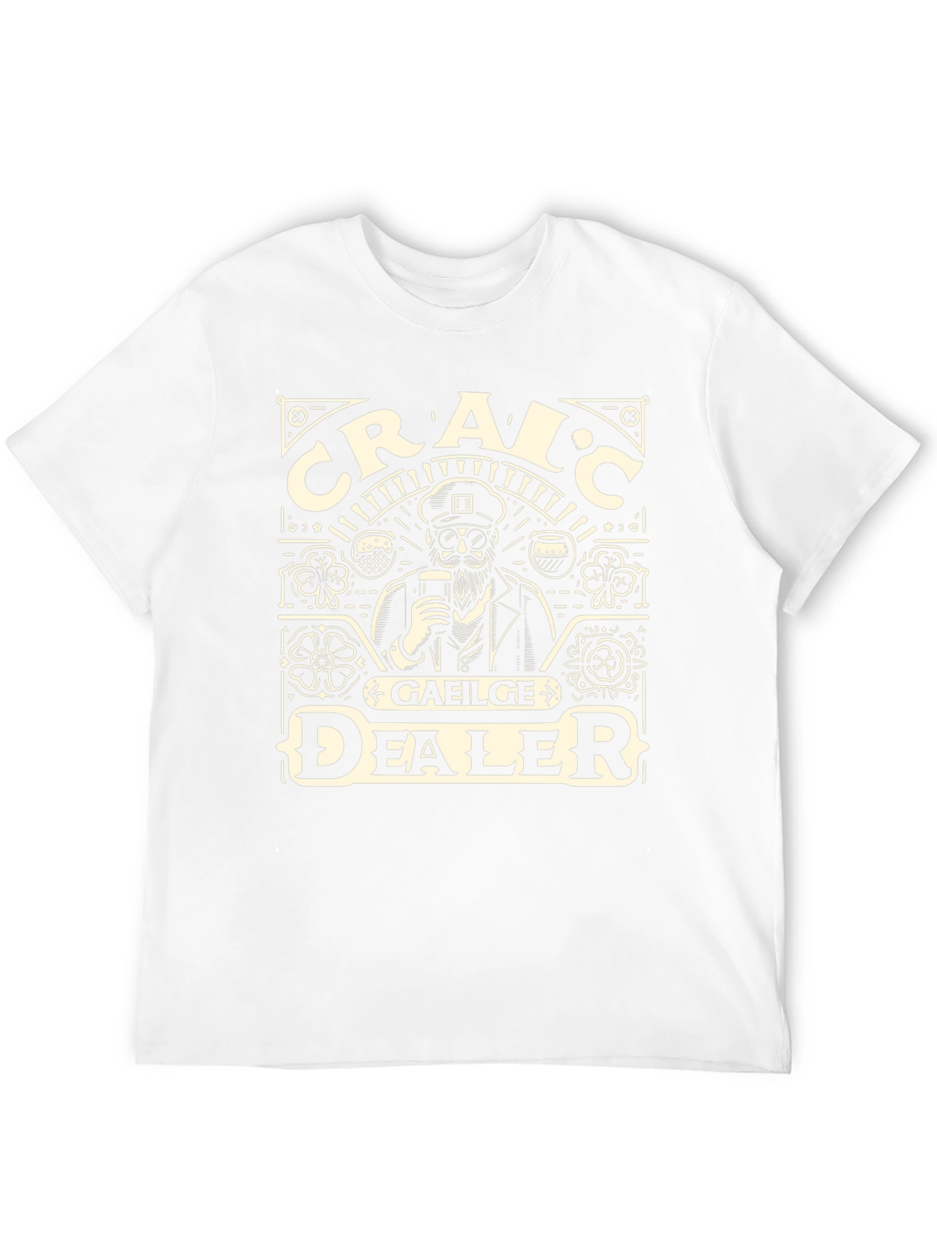 Craic Gaeilge Dealer Graphic T-Shirt