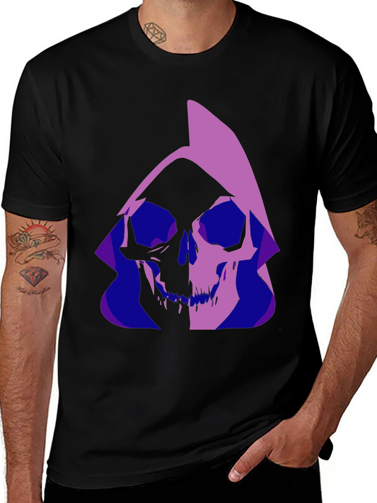 Grim Reaper Graphic T-Shirt - Stylish Gothic Tee