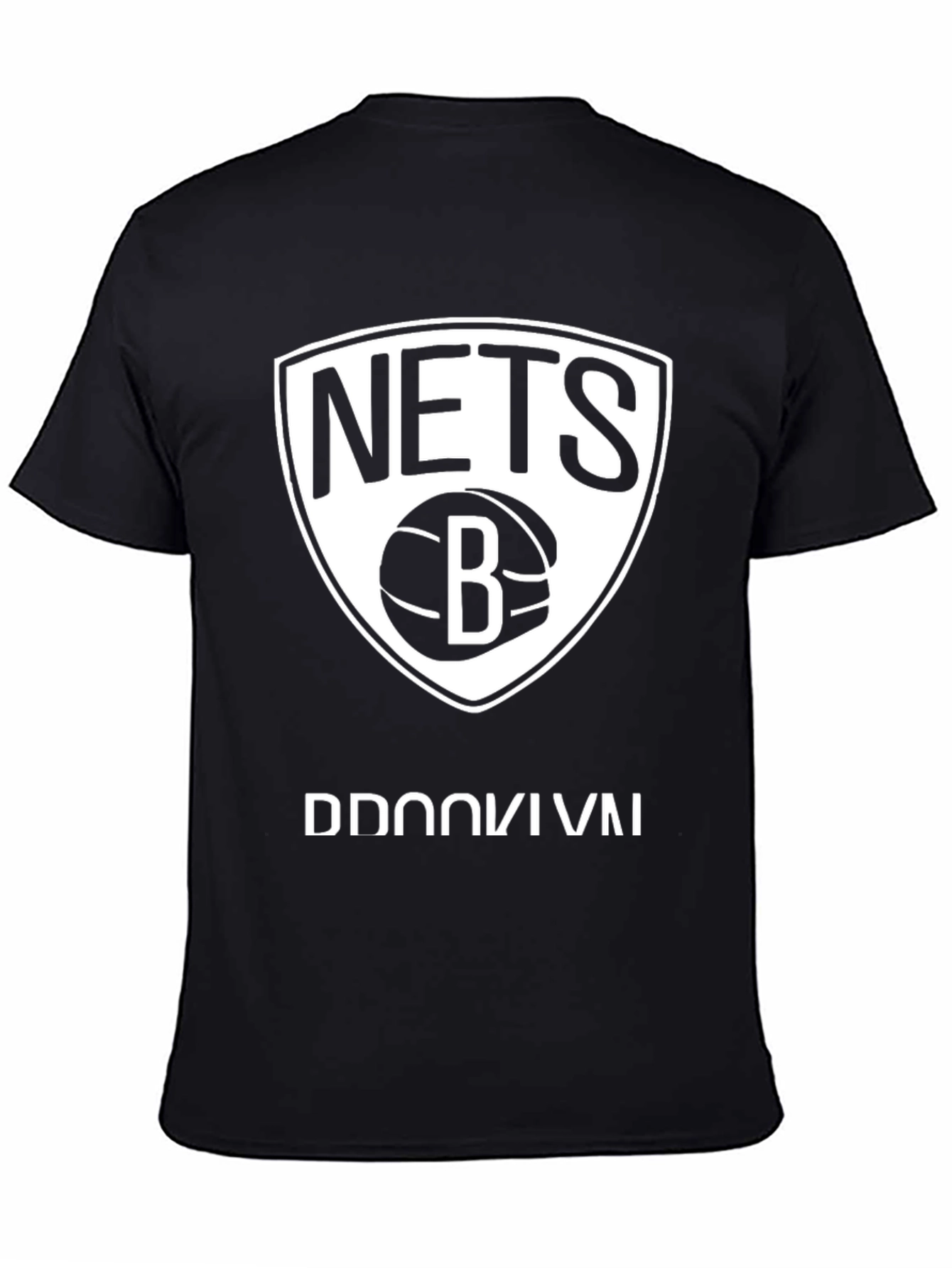 Brooklyn Nets Black Graphic T-Shirt
