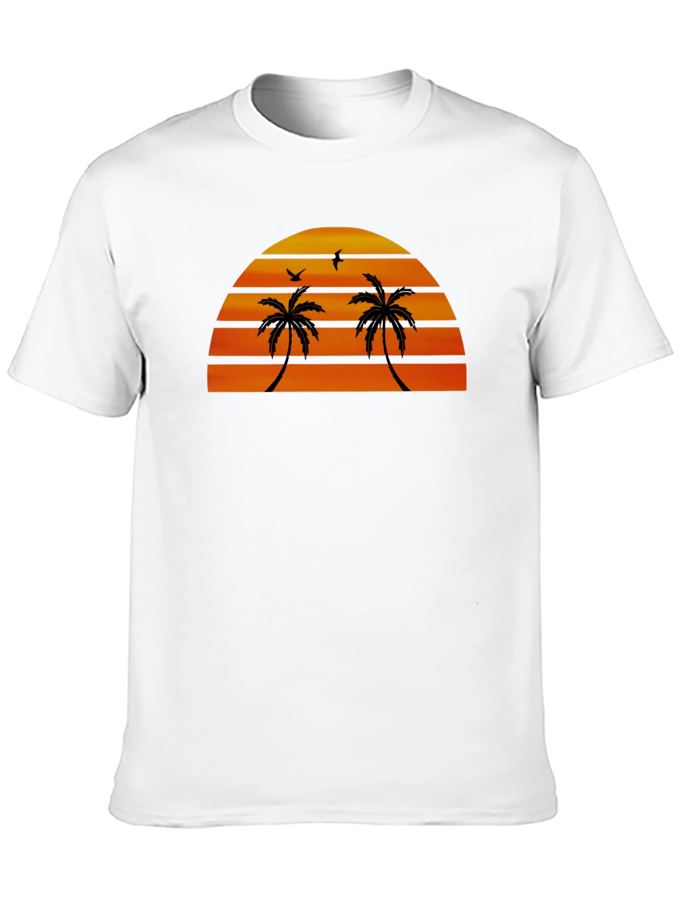 Sunset Palm Tree Graphic Tee