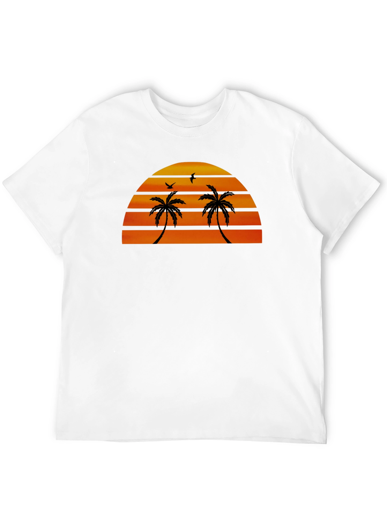 Sunset Palm Tree Graphic Tee