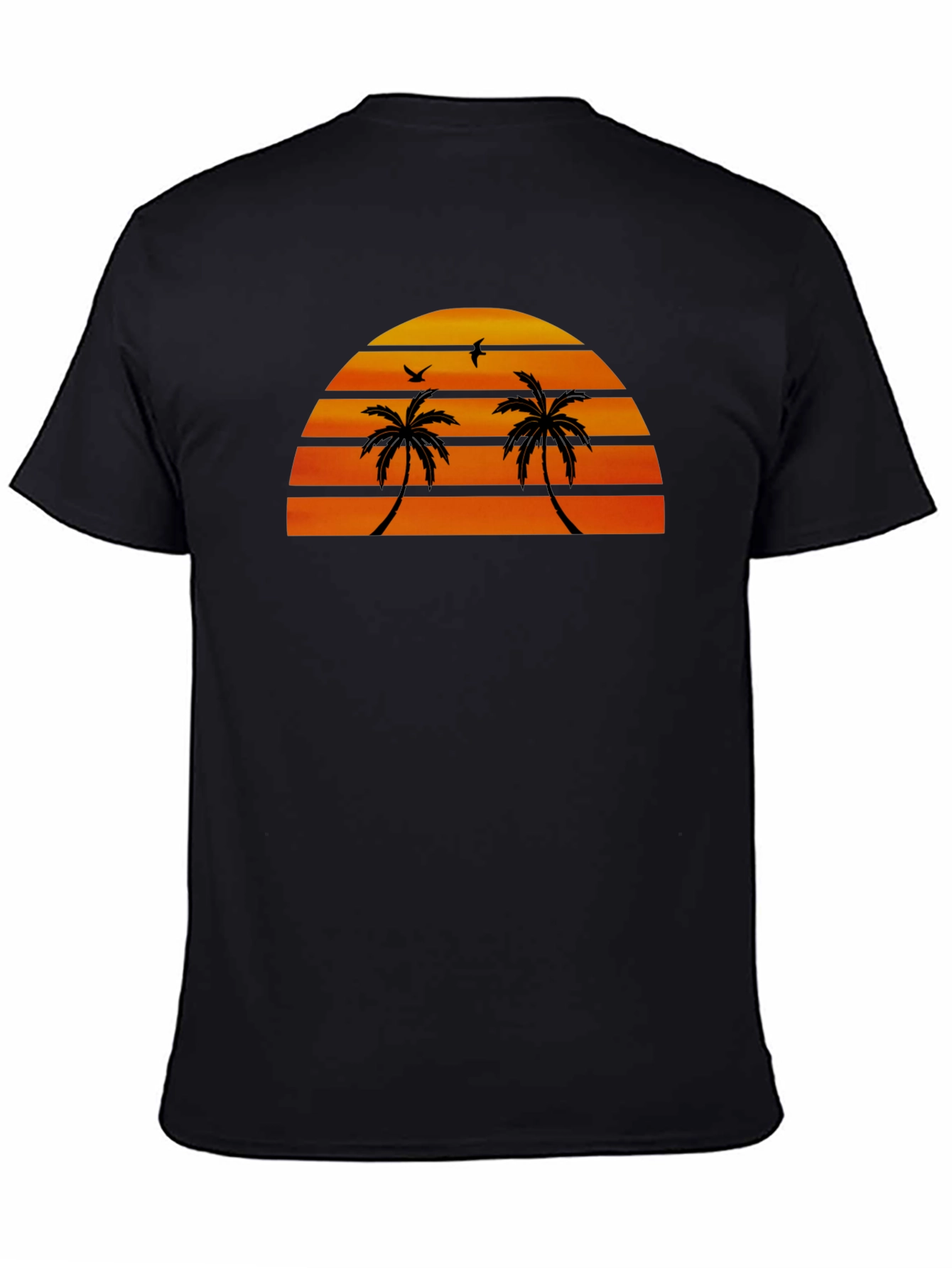 Sunset Palm Tree Graphic Tee