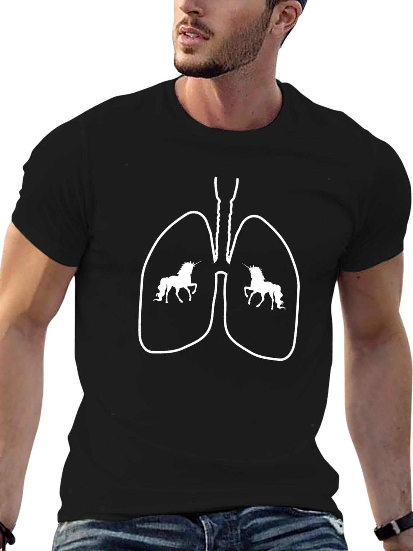 Lung Unicorn Graphic Tee