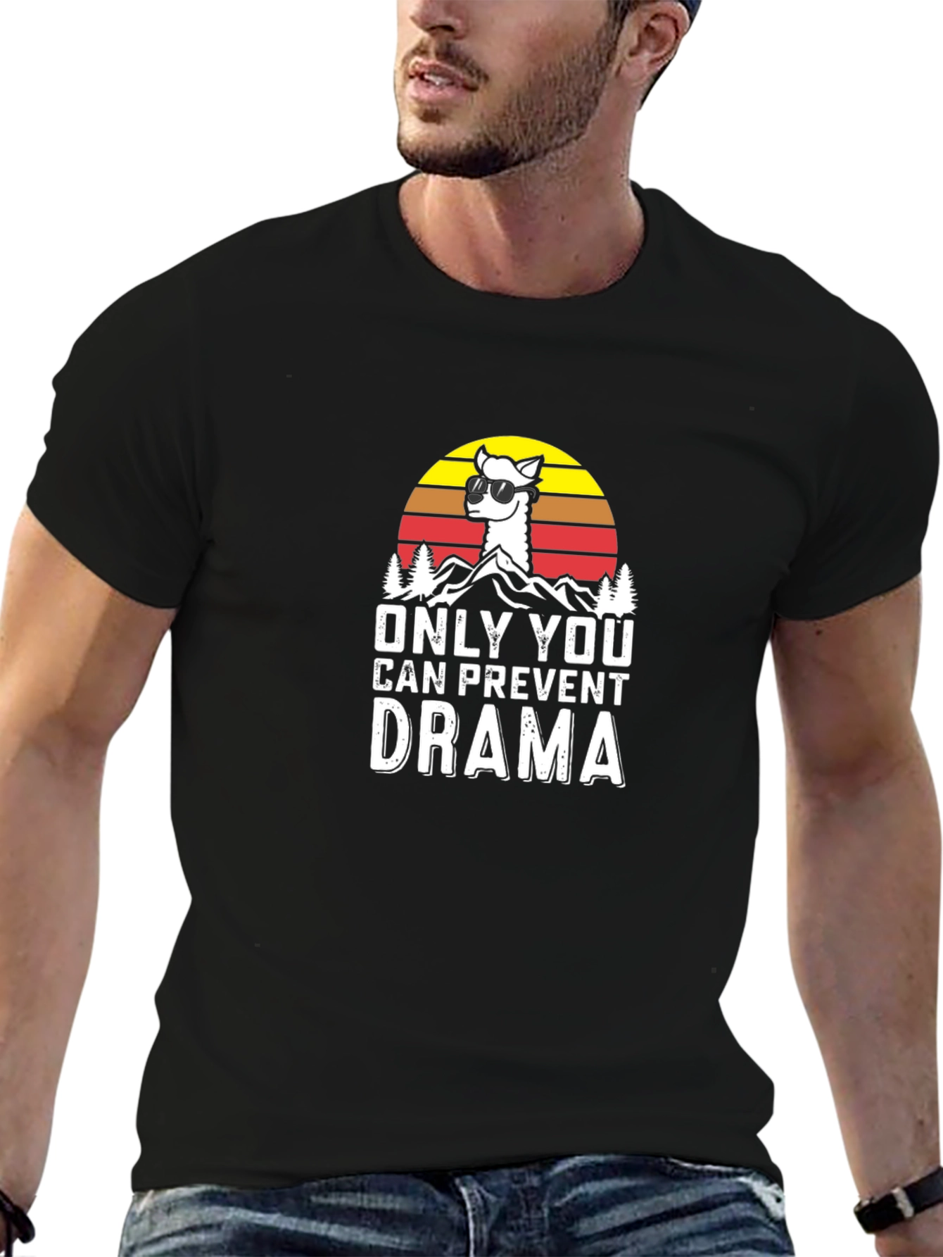 Only You Can Prevent Drama Llama Graphic Tee