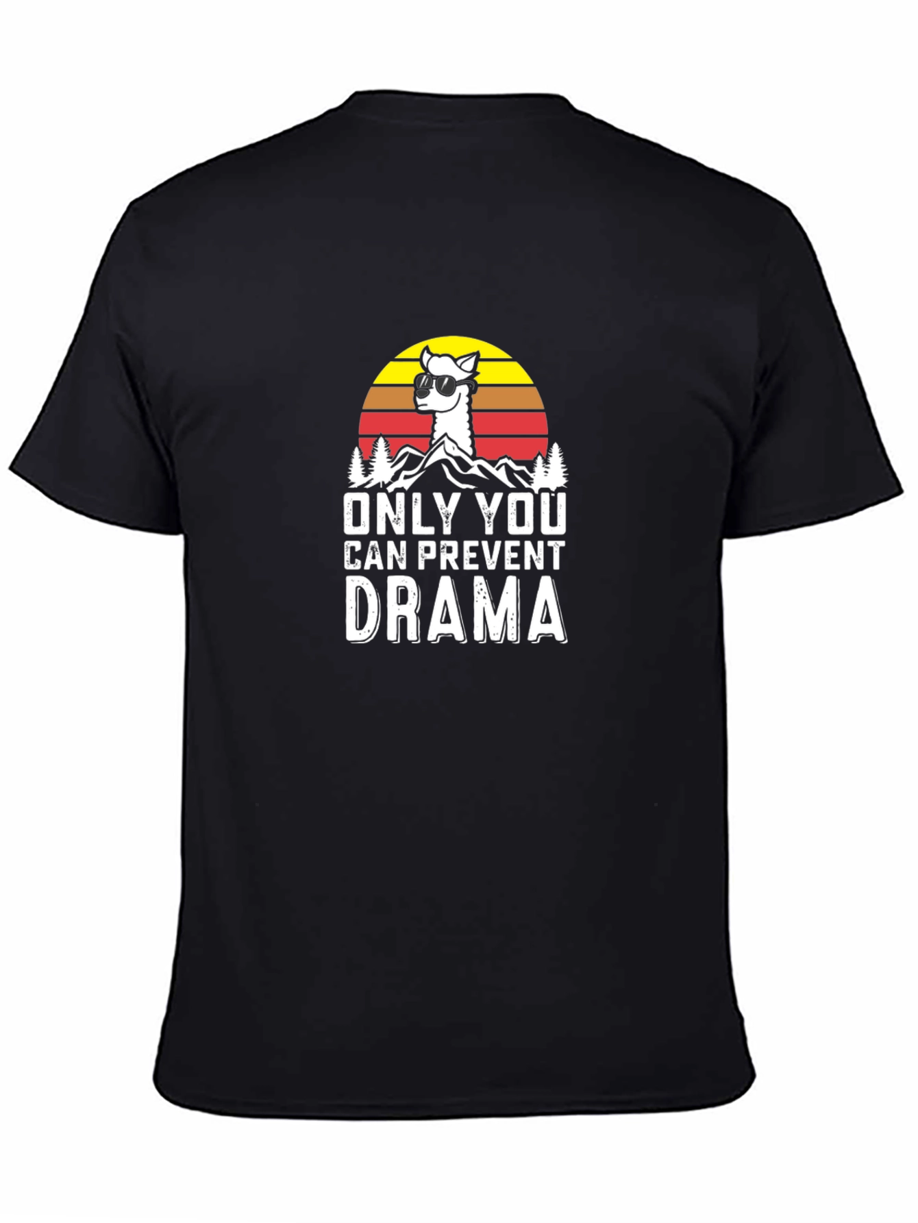 Only You Can Prevent Drama Llama Graphic Tee