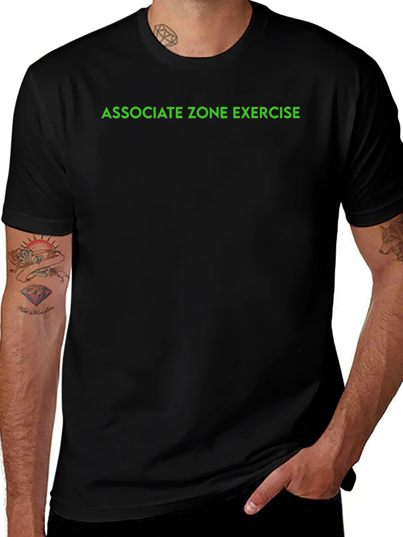 Associate Zone Exercise Black T-Shirt