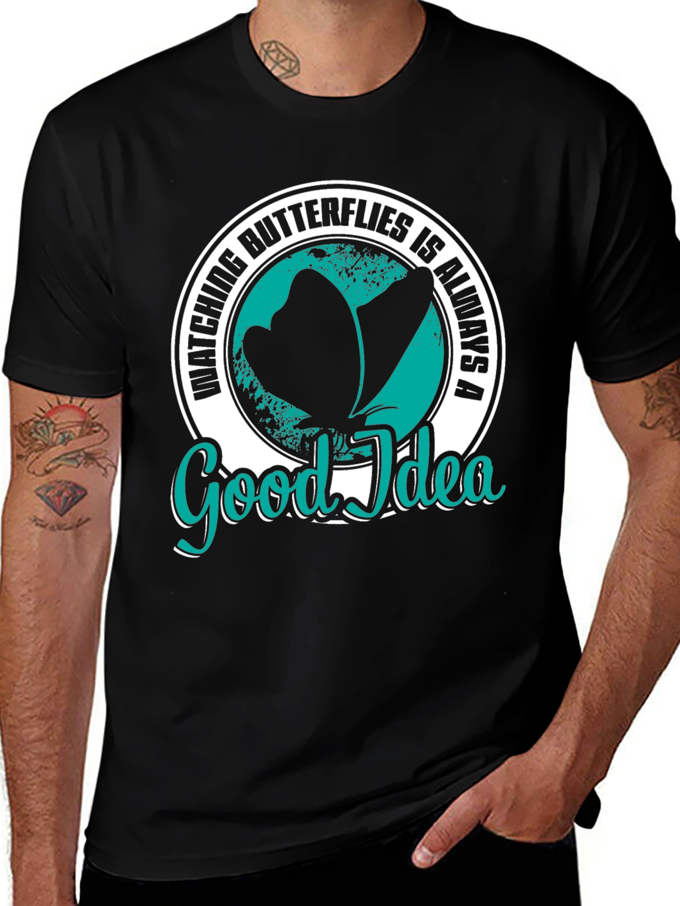 Butterfly Lover Tee - Good Idea Graphic T-Shirt
