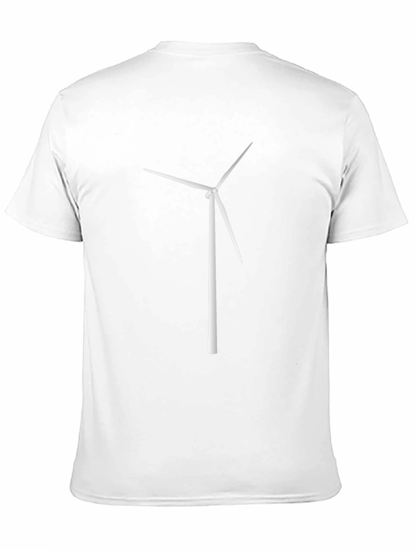 Wind Turbine Graphic Tee - Black