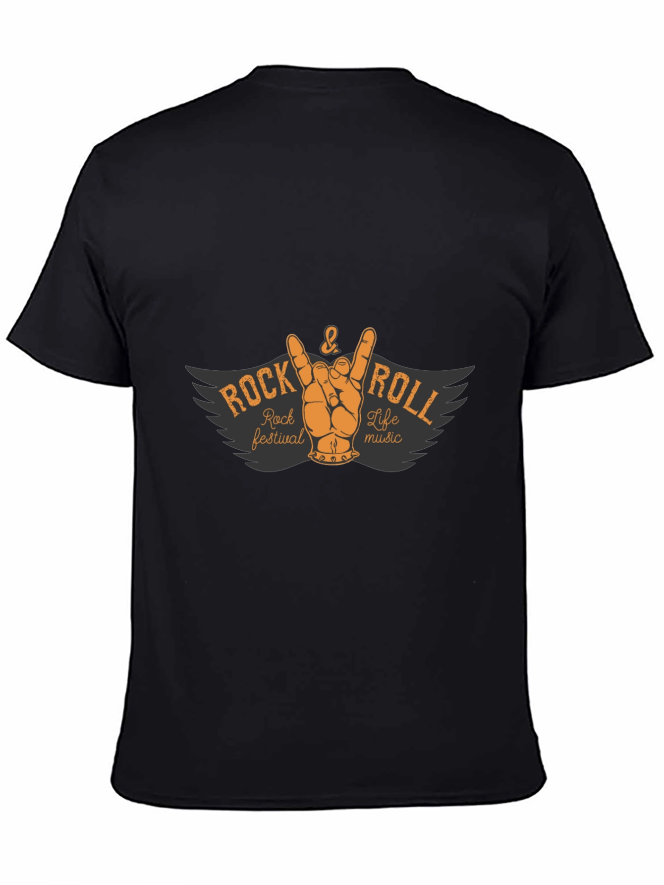 Rock & Roll Graphic Print Tee