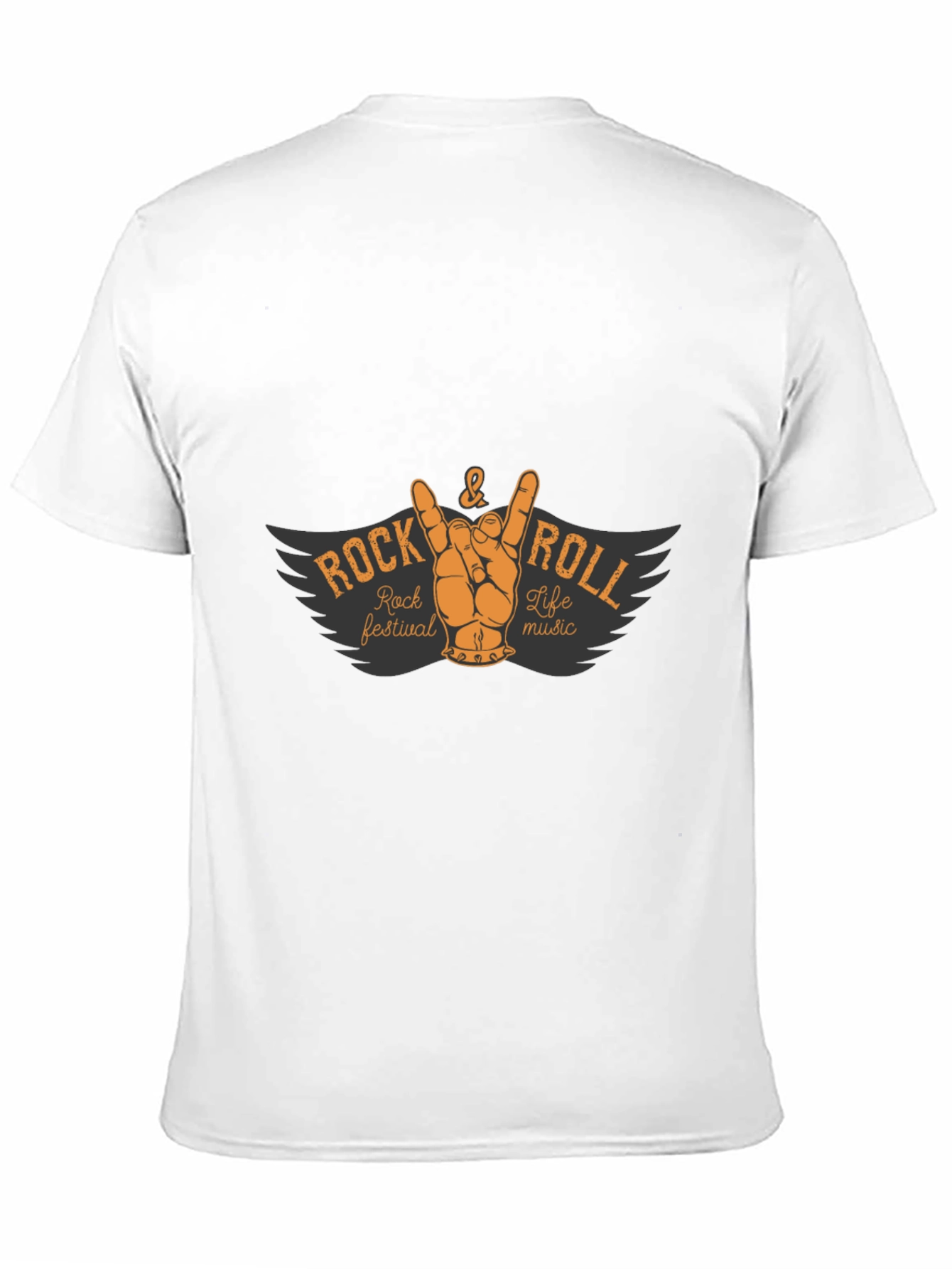Rock & Roll Graphic Print Tee