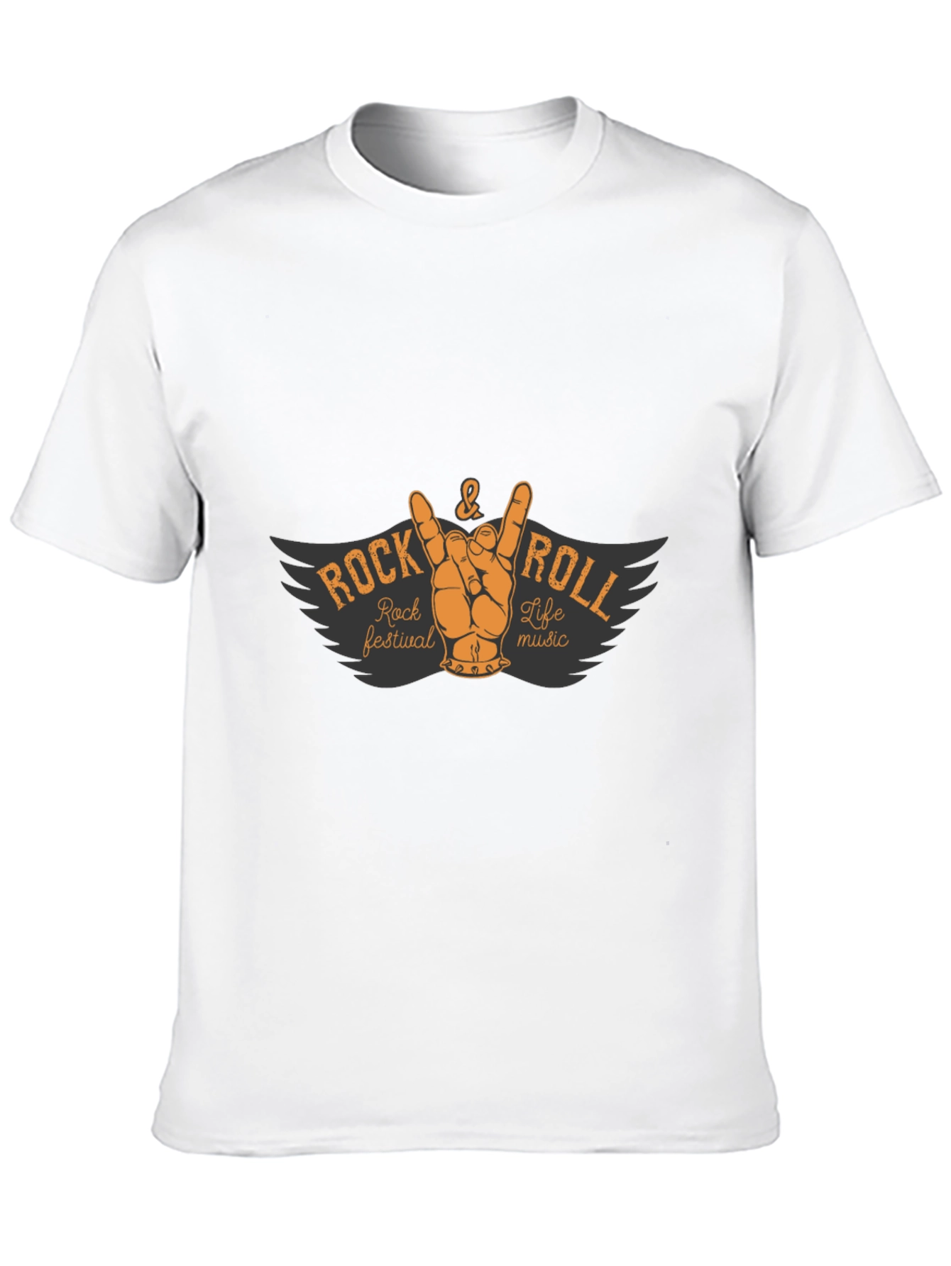 Rock & Roll Graphic Print Tee