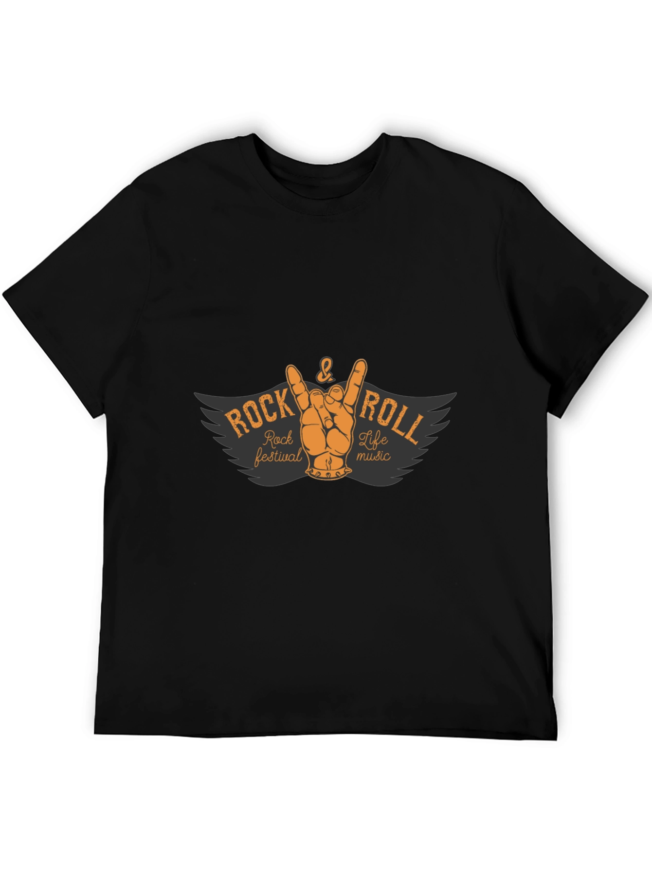 Rock & Roll Graphic Print Tee