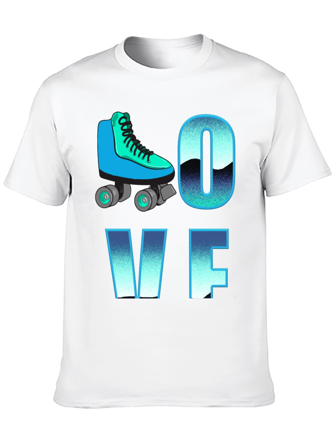 Roller Skate LOVE Graphic T-Shirt
