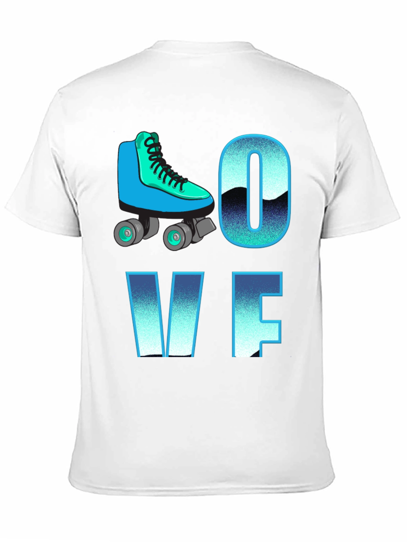 Roller Skate LOVE Graphic T-Shirt