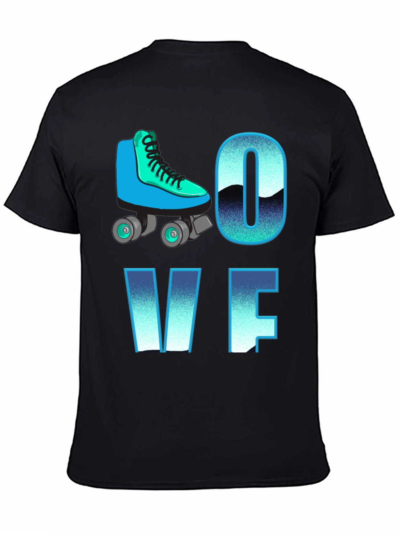 Roller Skate LOVE Graphic T-Shirt