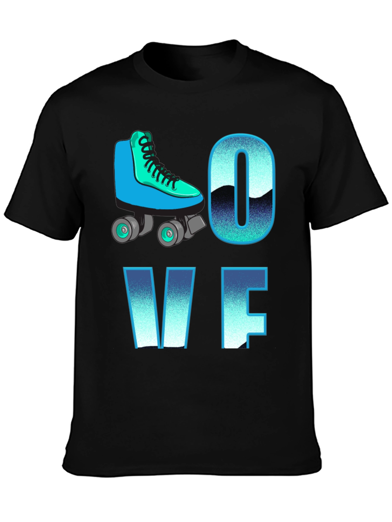 Roller Skate LOVE Graphic T-Shirt