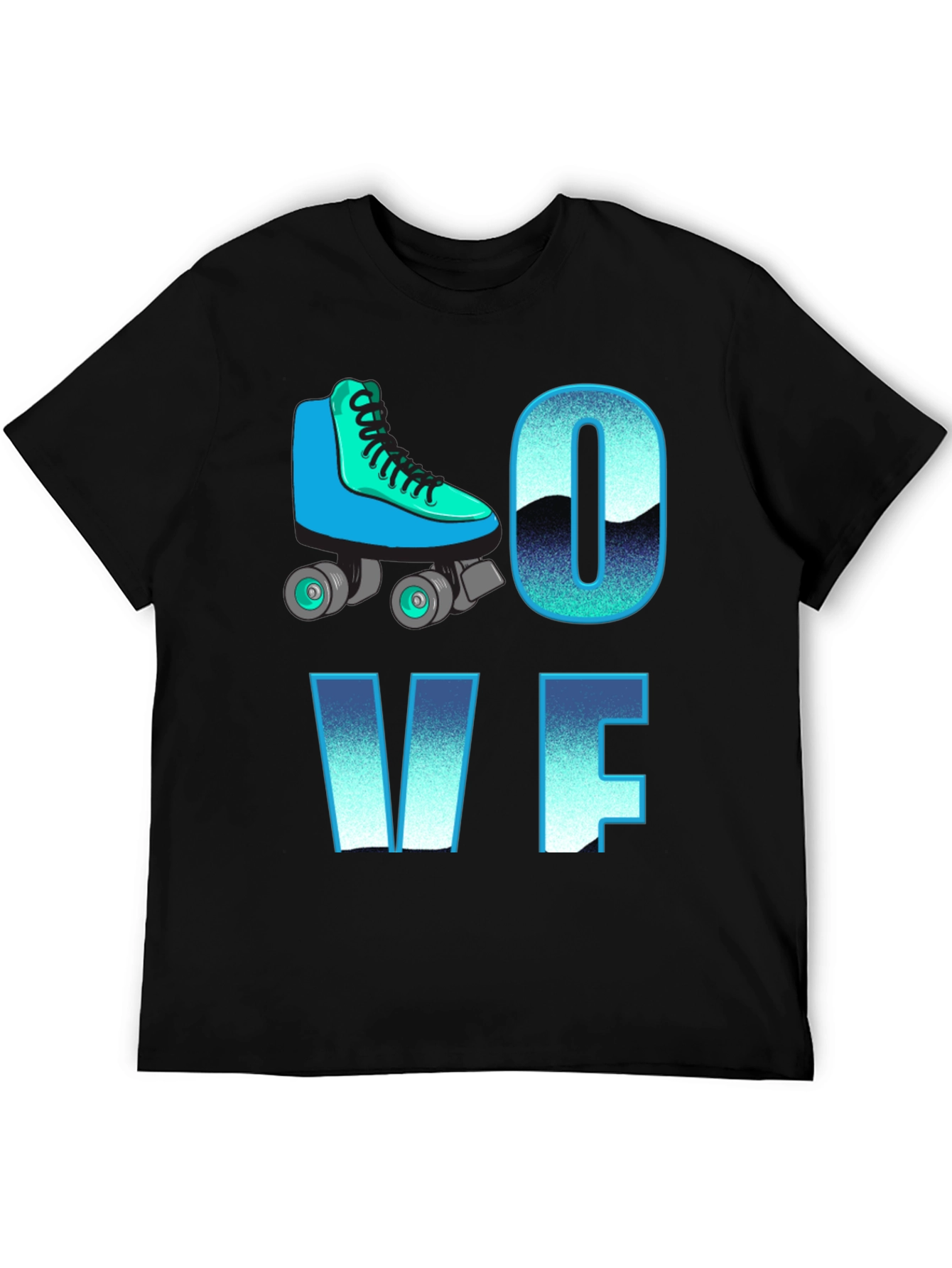 Roller Skate LOVE Graphic T-Shirt
