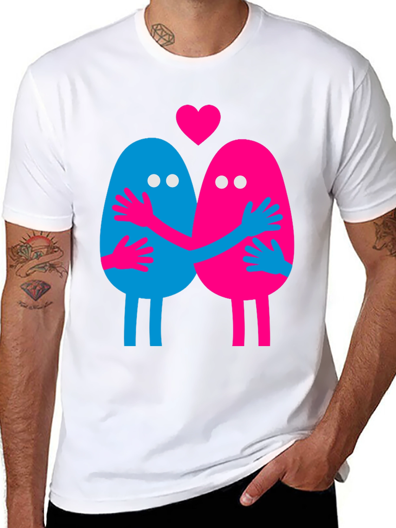 Love Eggs Graphic T-Shirt - Unique Design
