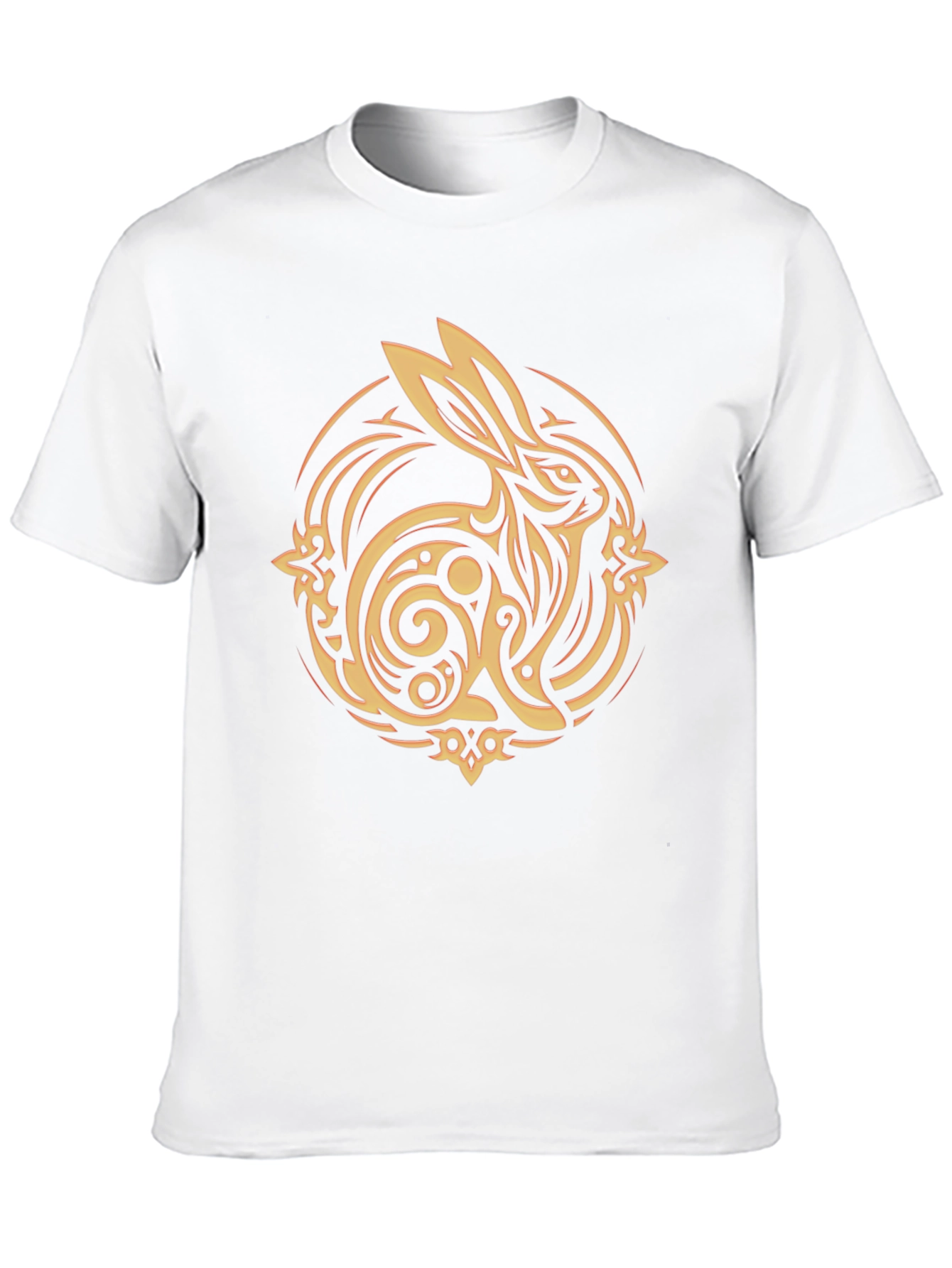 Rabbit Graphic Black T-Shirt