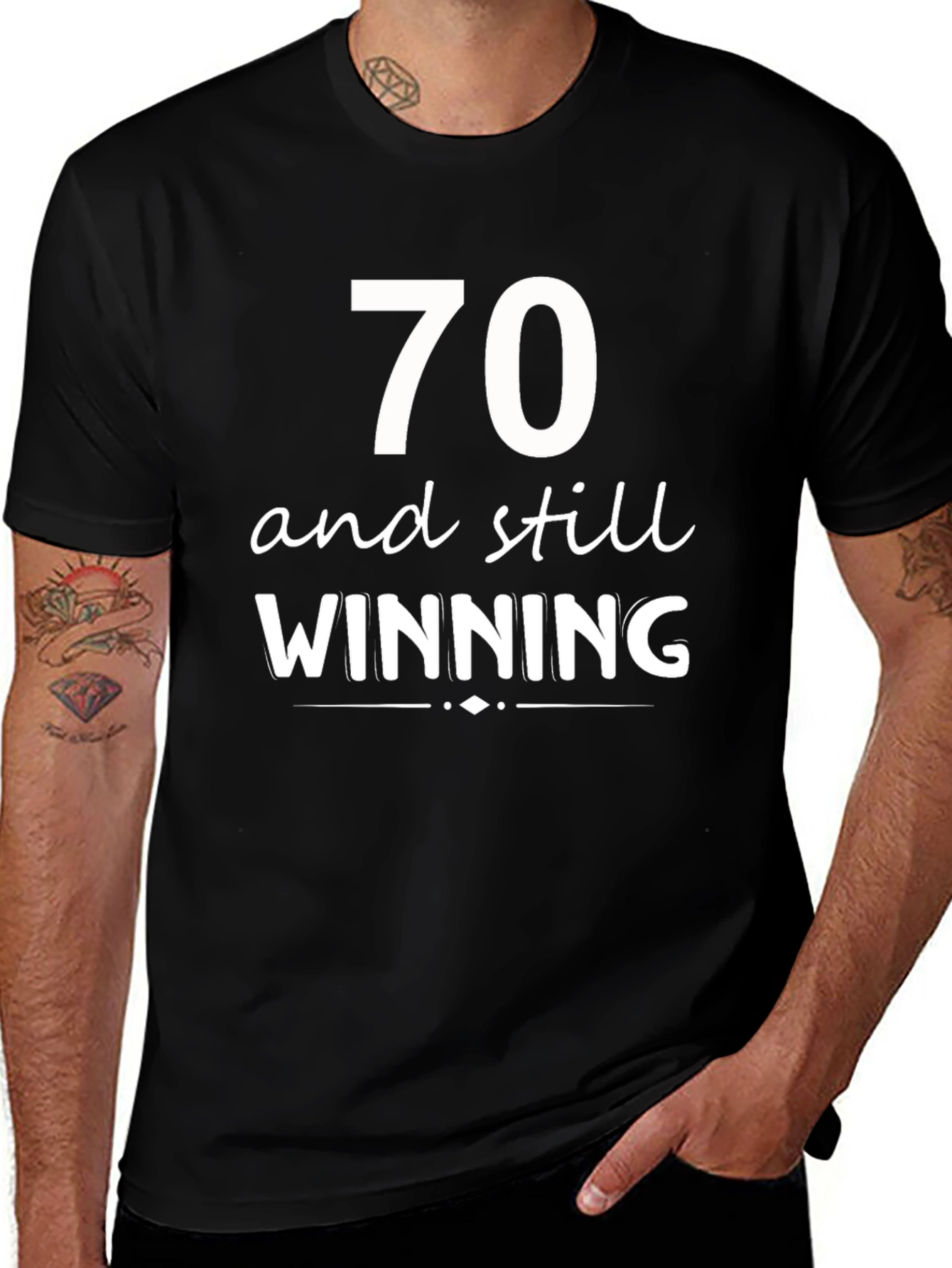 70 and Still Winning T-Shirt