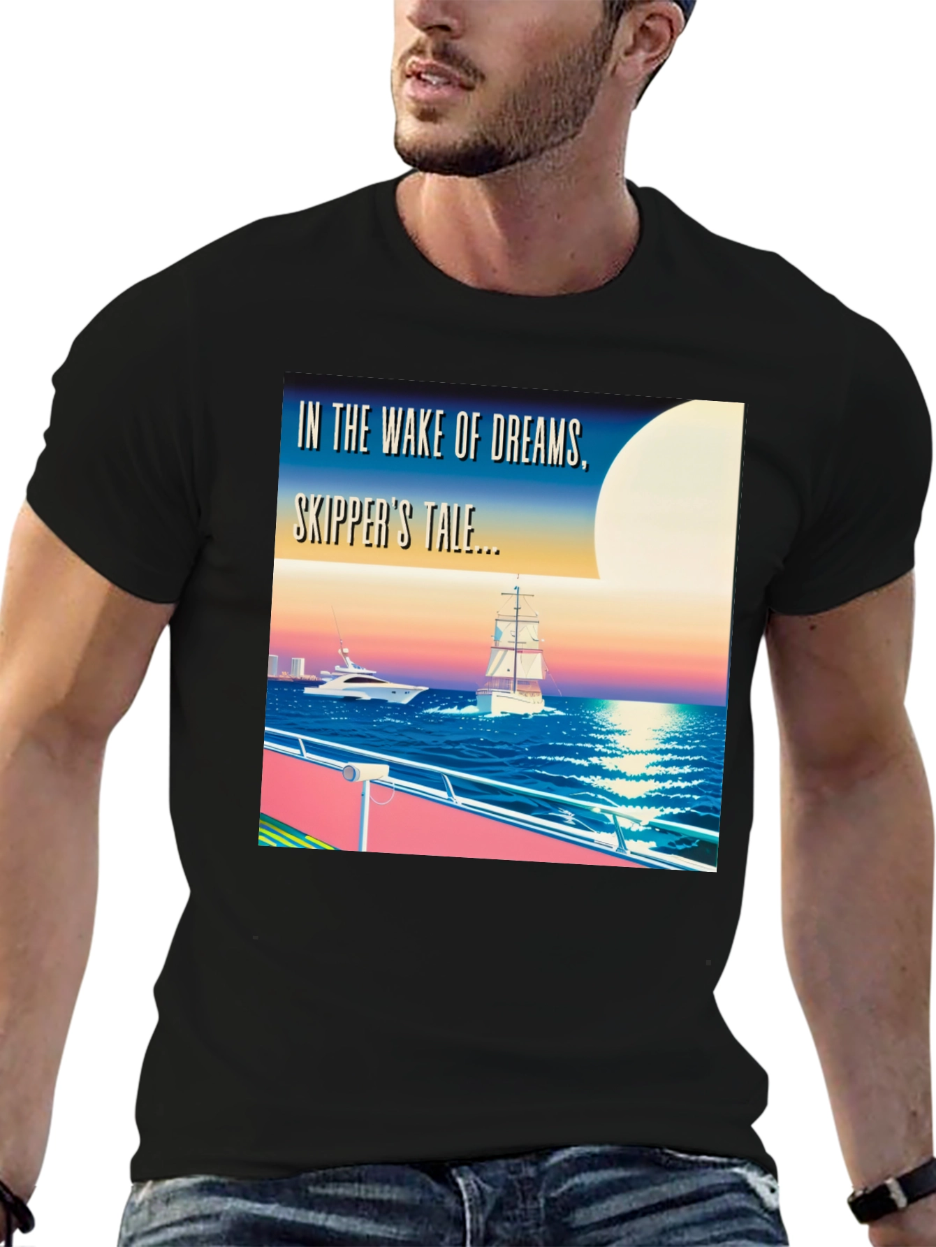 Skippers Tale T-Shirt - Dreamy Nautical Design