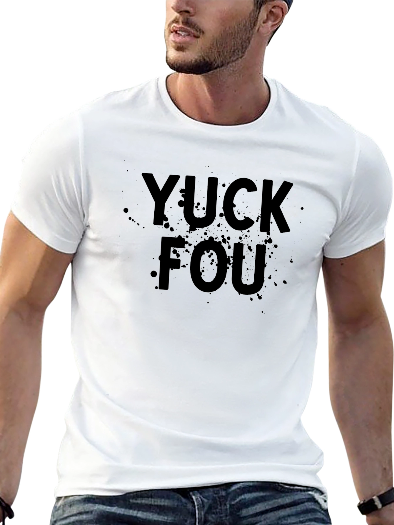 Yuck Fou Graphic Tee - Edgy Streetwear T-Shirt