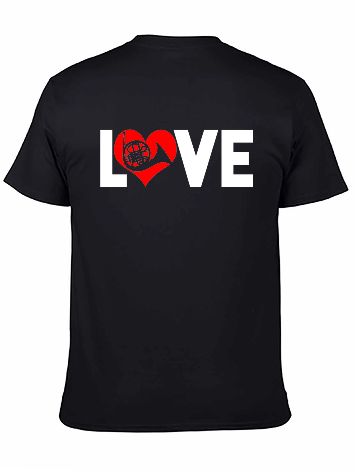 Love French Horn T-Shirt Musician Tee
