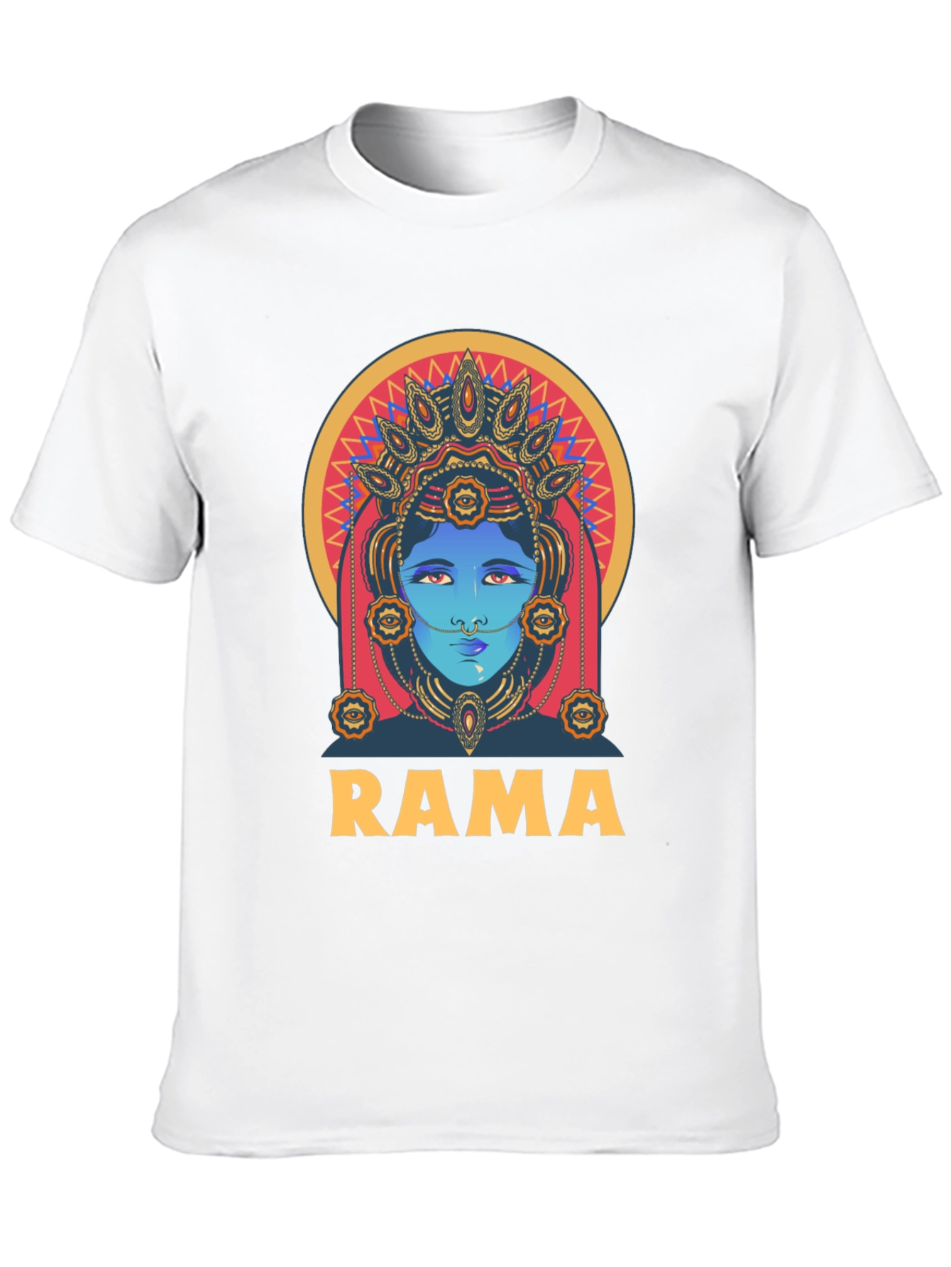 Rama Graphic Tee - Artistic Indian Design