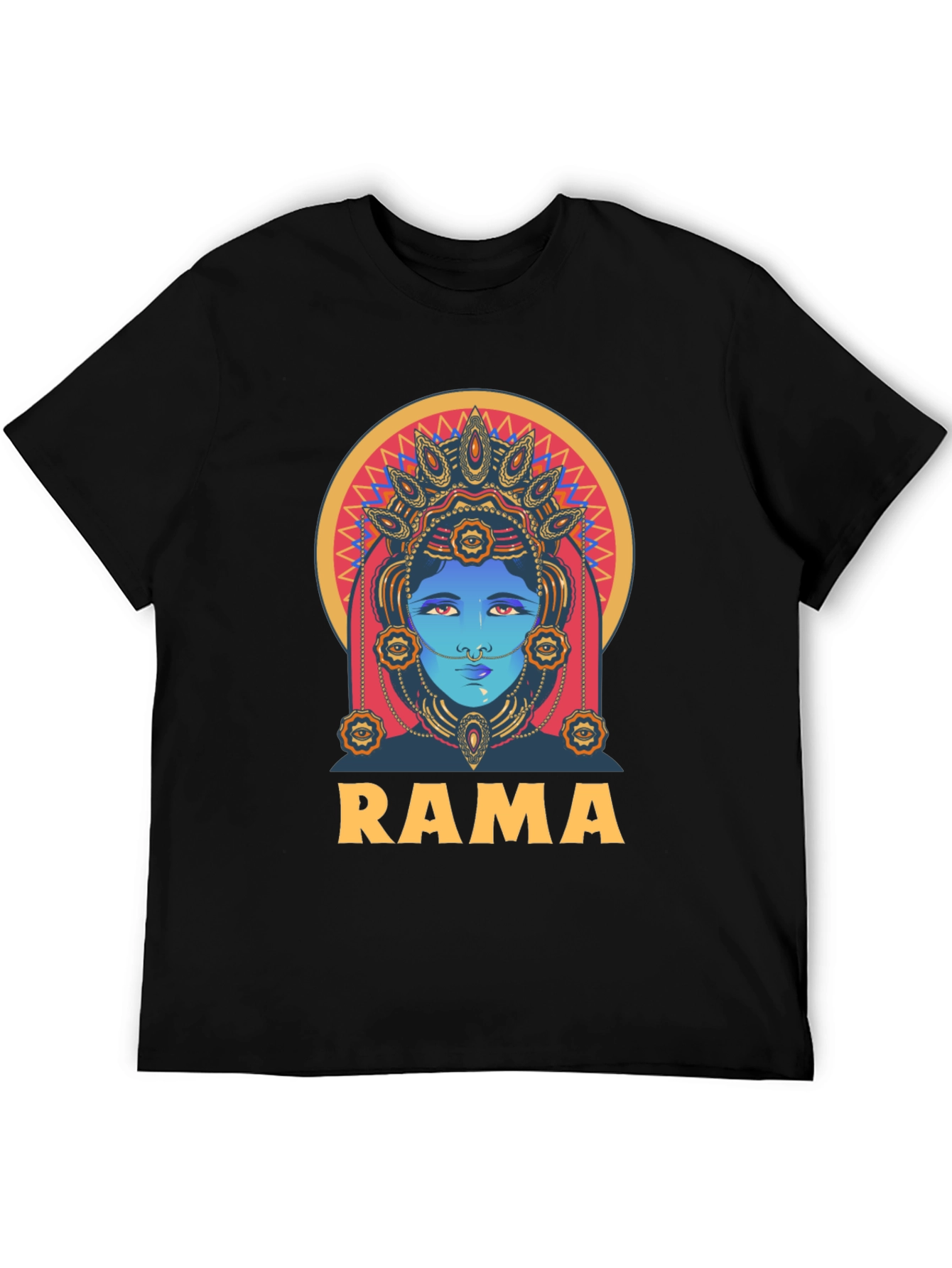 Rama Graphic Tee - Artistic Indian Design