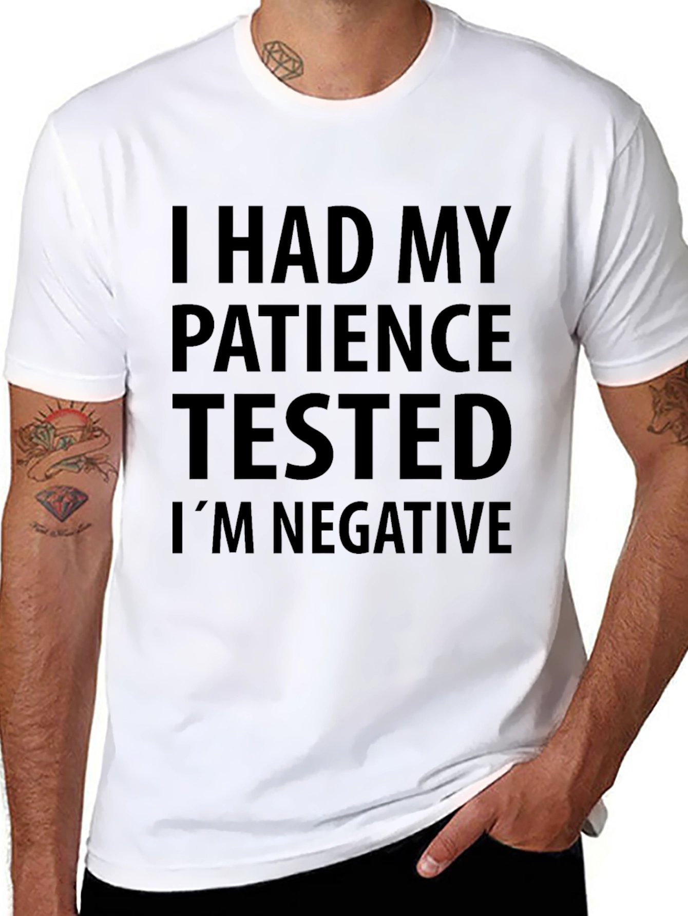 Patience Tested T-Shirt Funny Sarcastic Tee