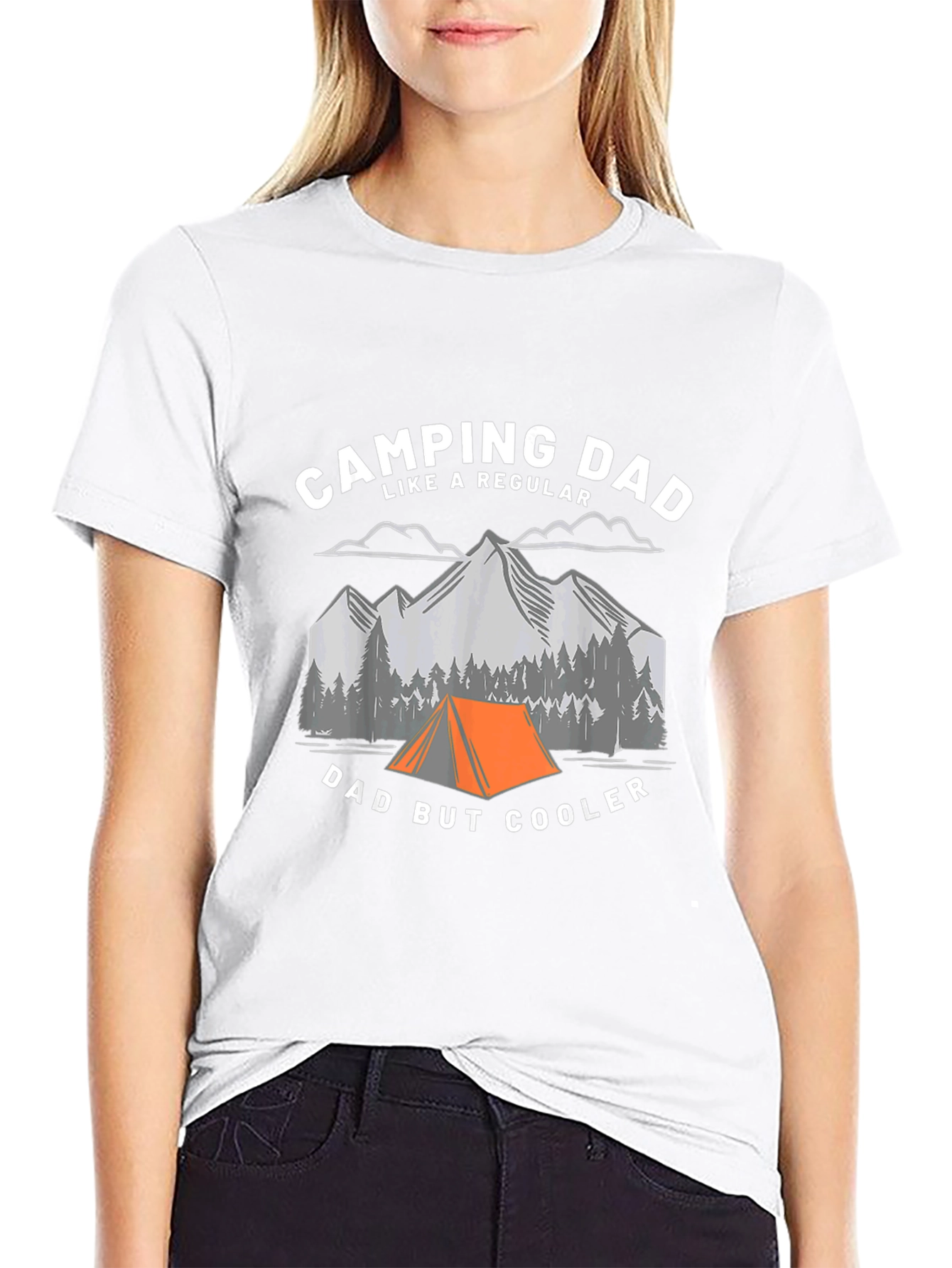 Camping Dad Funny Graphic Tee