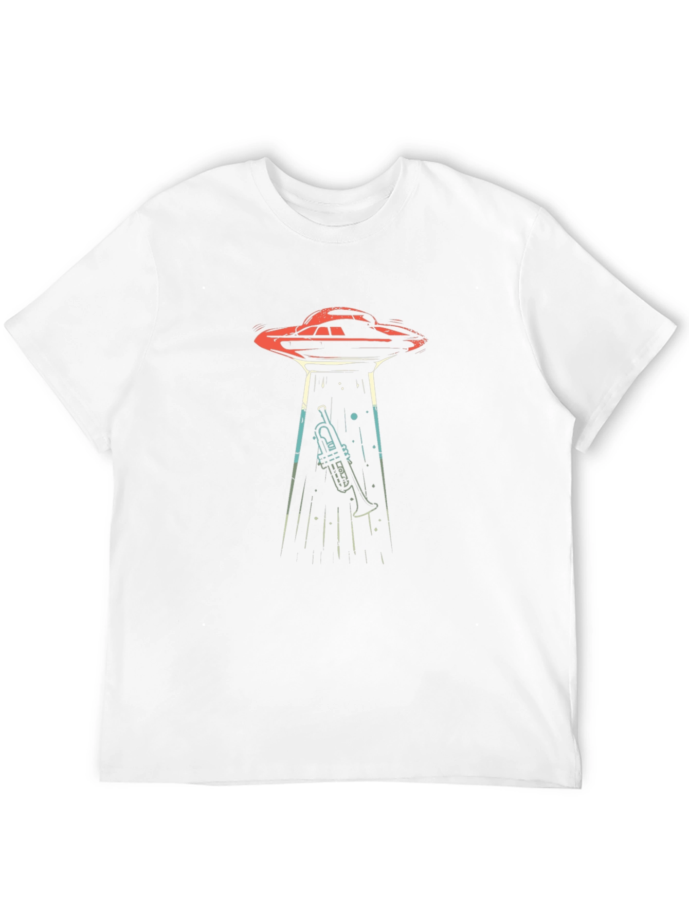 Alien Abduction Trumpet T-Shirt