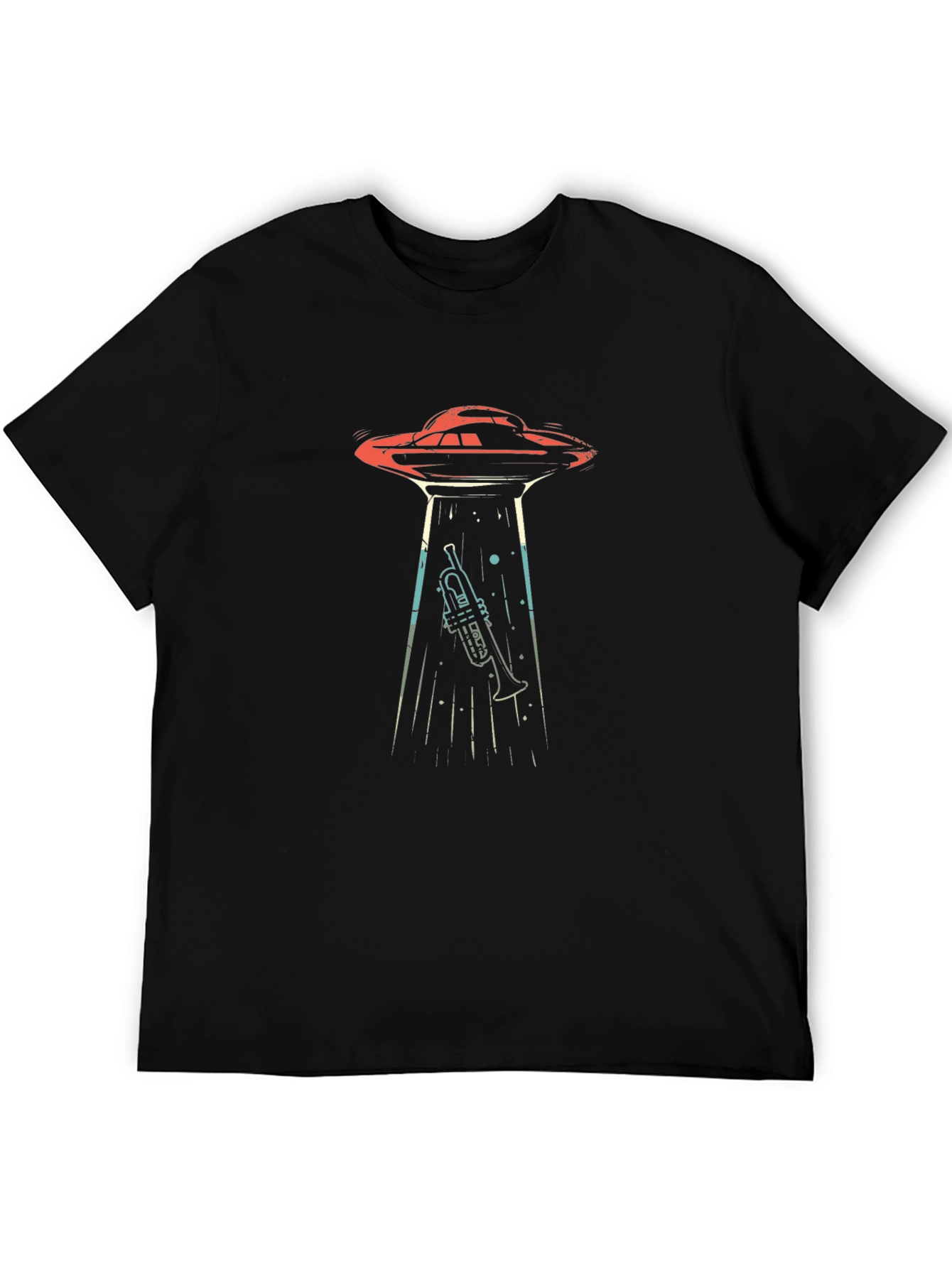 Alien Abduction Trumpet T-Shirt