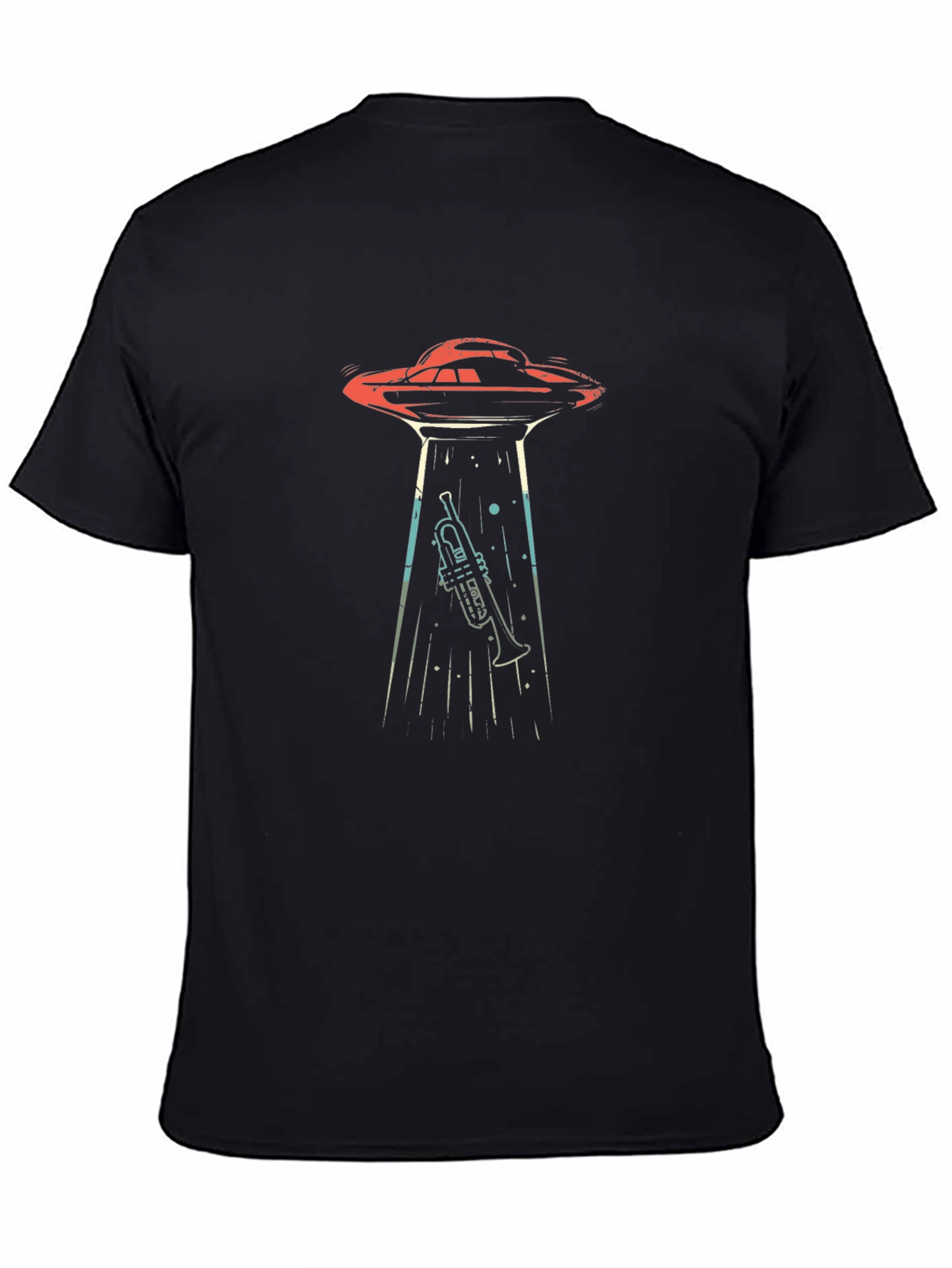Alien Abduction Trumpet T-Shirt