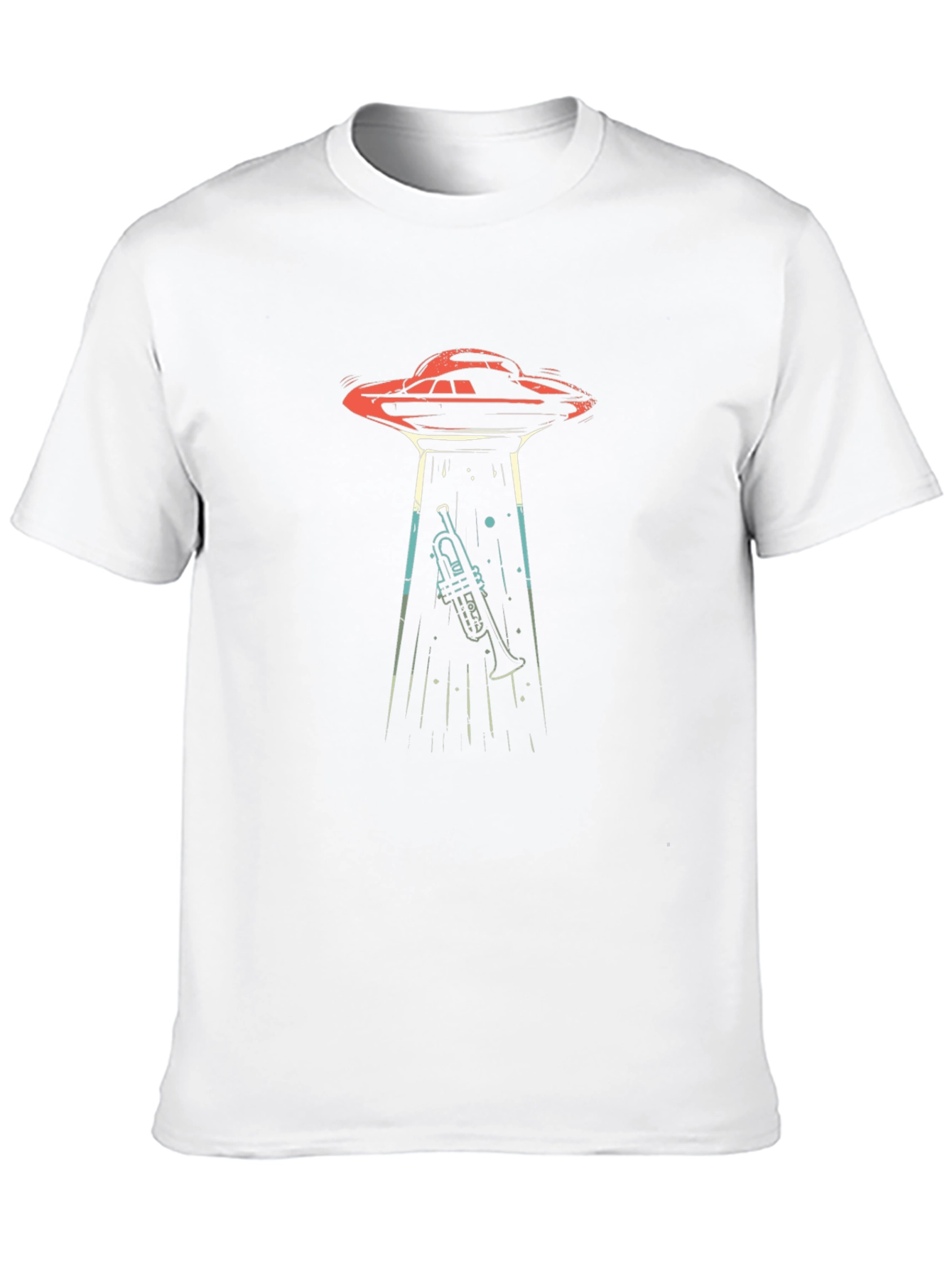 Alien Abduction Trumpet T-Shirt