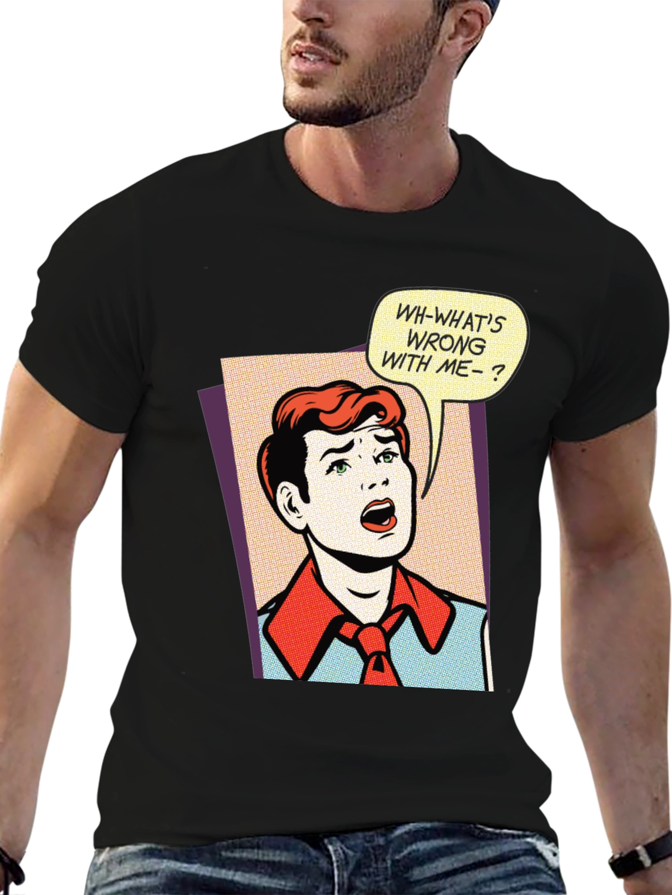 Retro Comic Book T-Shirt - Whats Wrong With Me?