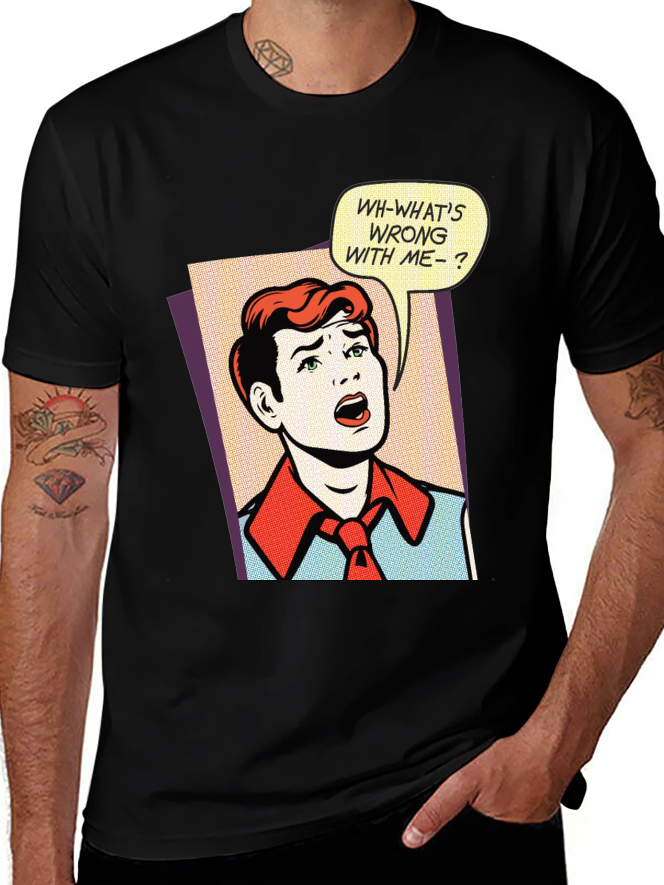 Retro Comic Book T-Shirt - Whats Wrong With Me?