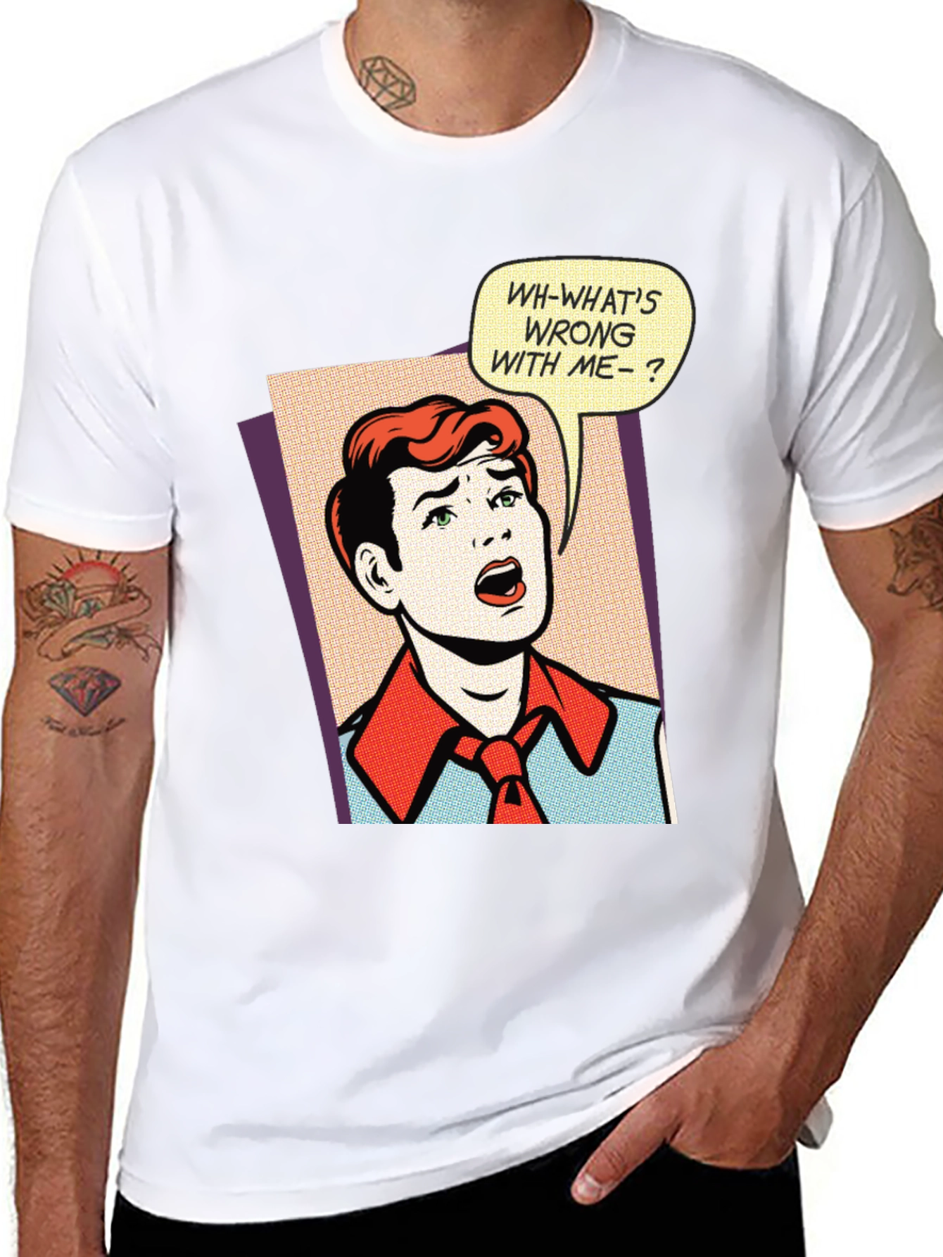 Retro Comic Book T-Shirt - Whats Wrong With Me?