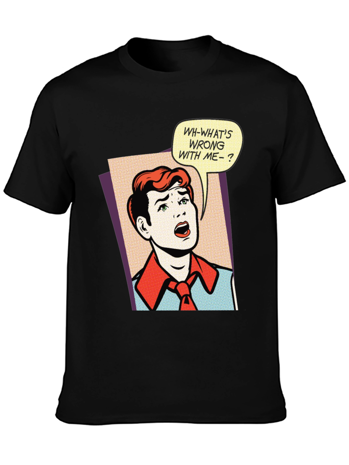 Retro Comic Book T-Shirt - Whats Wrong With Me?
