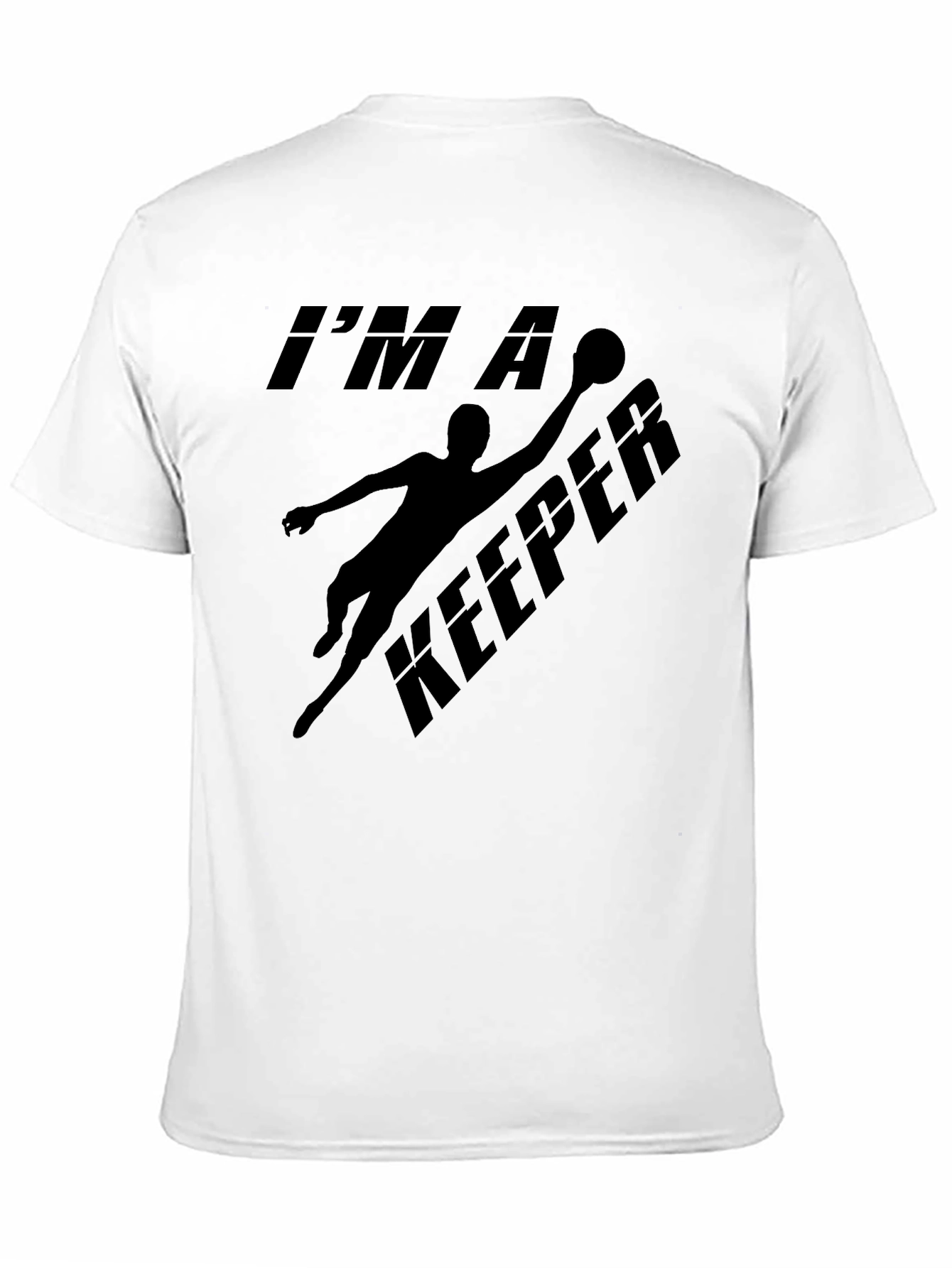 Im A Keeper Goalie Graphic Tee - Black