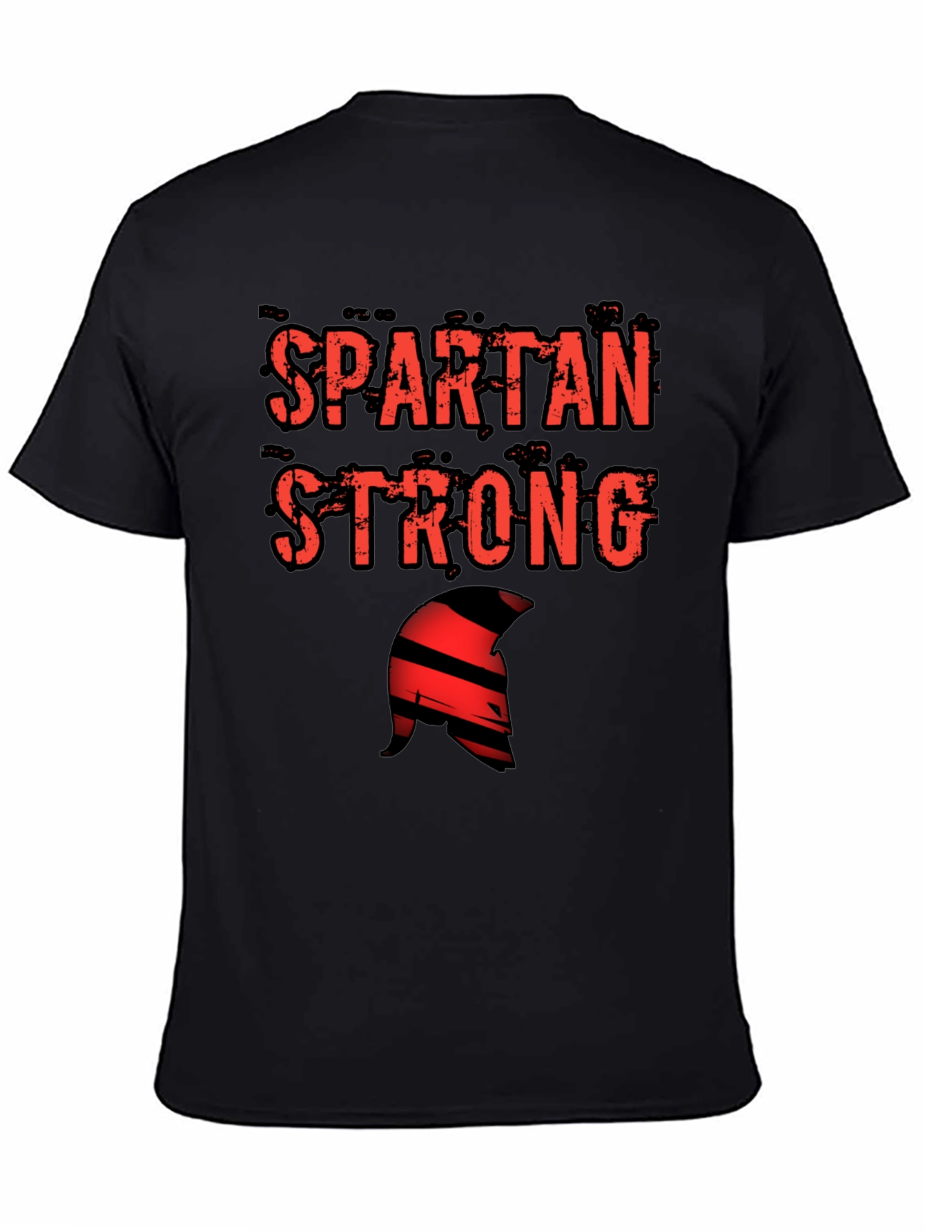 Spartan Strong Graphic Tee - Black