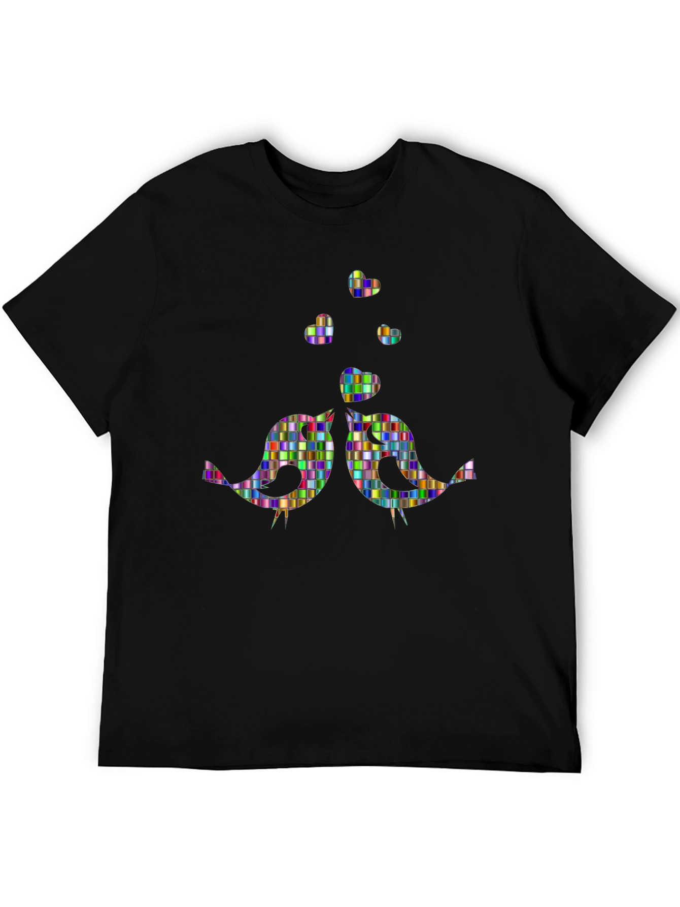 Whimsical Birds Graphic Tee - Unique Design